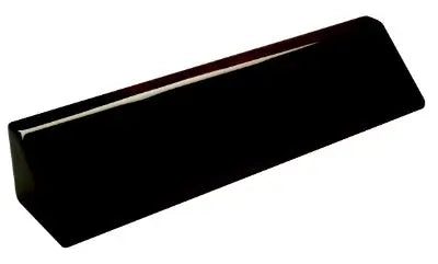 Custom Engraved Name Desk Wedge - Black Piano Finish, 10 1/2" JDS