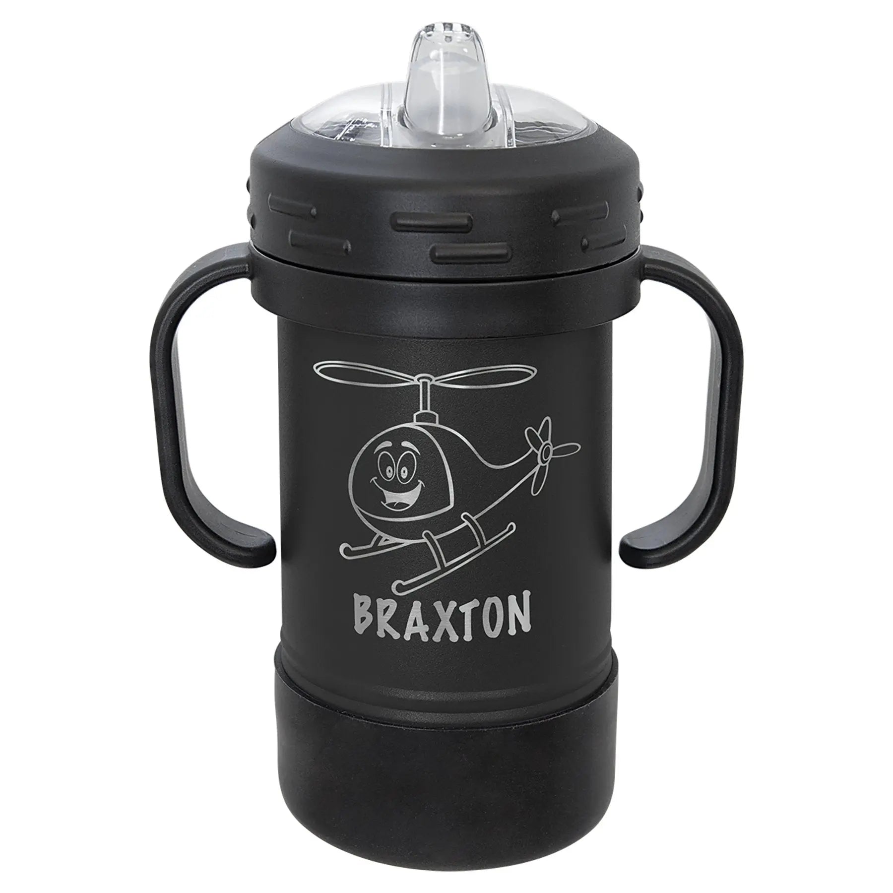 Personalized 10 oz. Polar Camel Kids Sippy Cup with Removable Handles â Insulated Stainless Steel, 8 Colors JDS