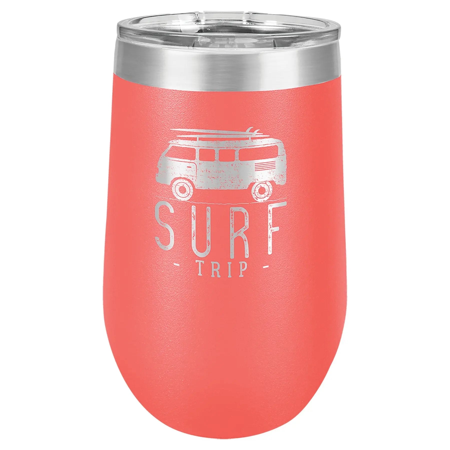 Personalized 16 oz. Polar Camel Vacuum Insulated Stemless Tumbler with Lid β 15 Color Options JDS