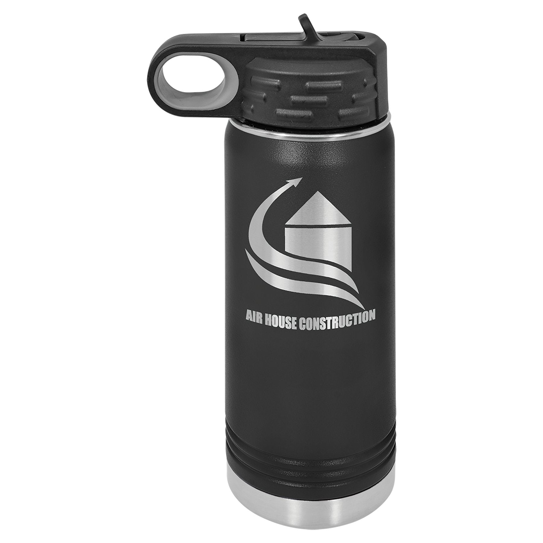 Personalized 20 oz. Polar Camel Water Bottle with Screw-On Lid & Flip Top – 16 Color Options JDS