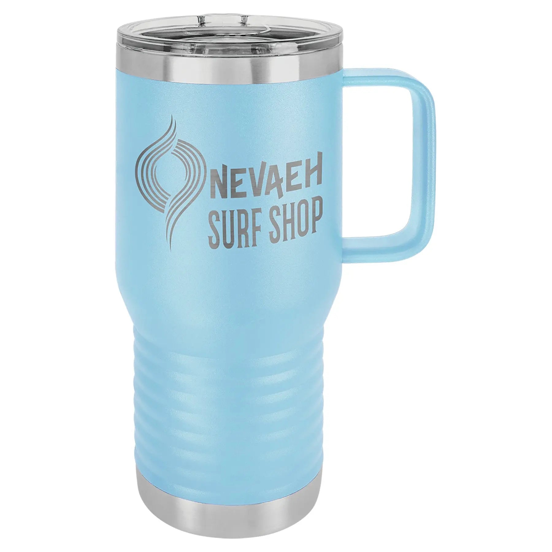 Personalized Polar Camel 20 oz. Vacuum Insulated Travel Mug with Handle & Slider Lid β 16 Colors JDS