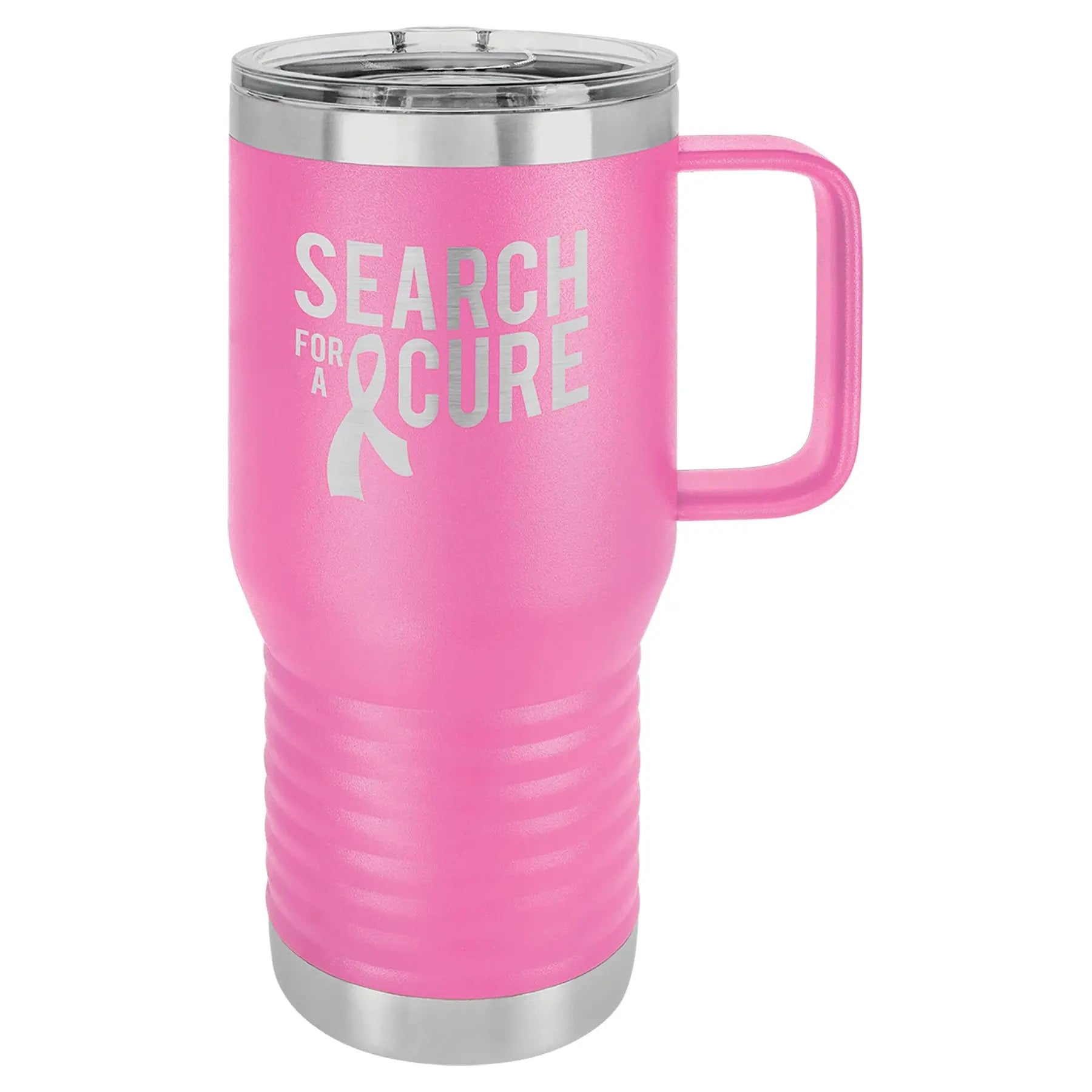 Personalized Polar Camel 20 oz. Vacuum Insulated Travel Mug with Handle & Slider Lid β 16 Colors JDS