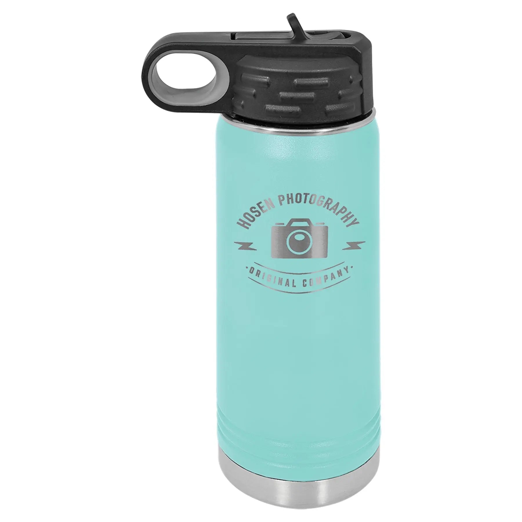 Personalized 20 oz. Polar Camel Water Bottle with Screw-On Lid & Flip Top – 16 Color Options Sams Engraving and Gifts