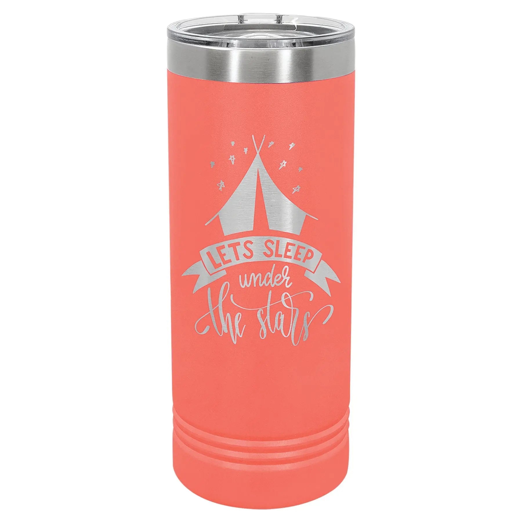 Personalized Polar Camel 22 oz. Skinny Tumbler with Slider Lid β 16 Colors JDS