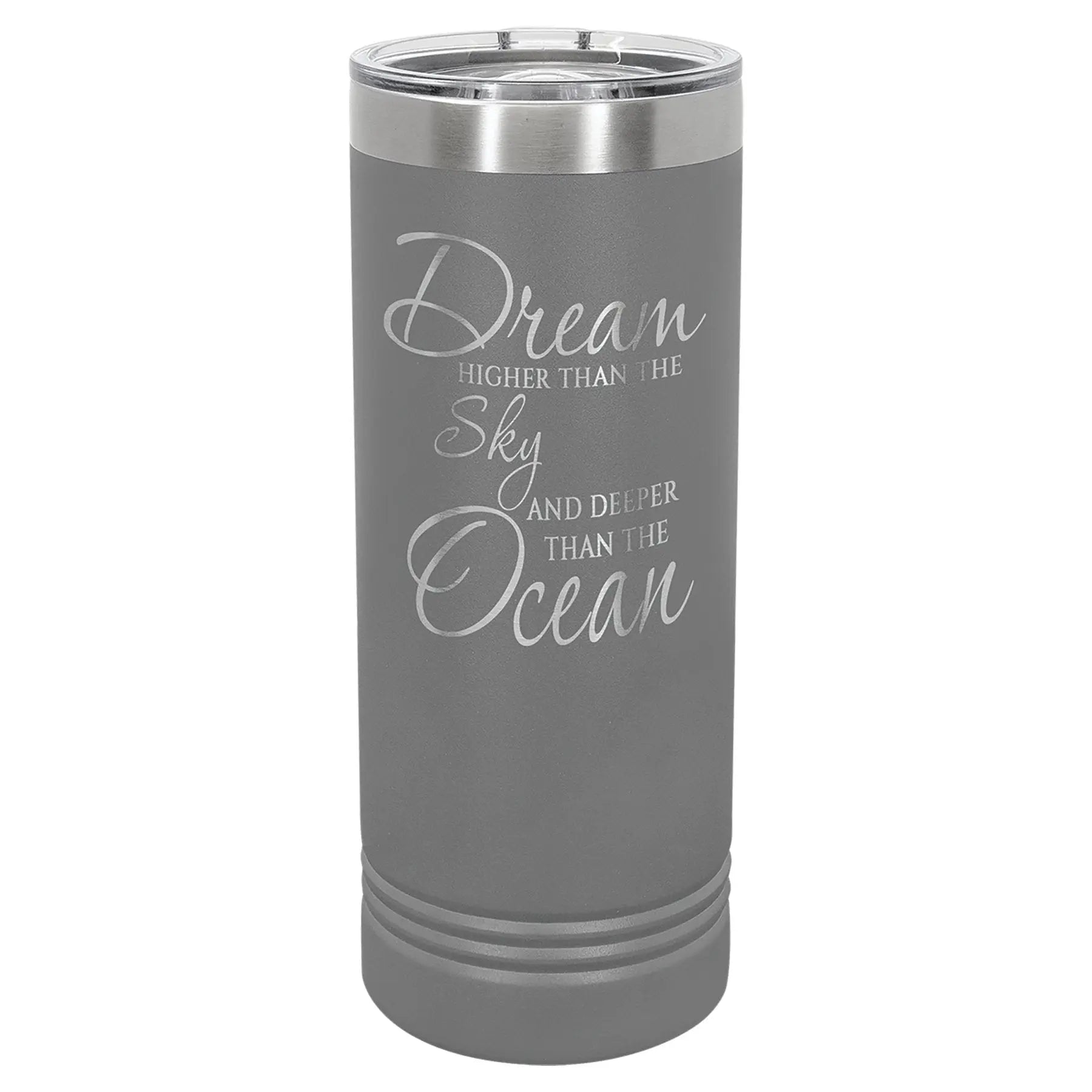 Personalized Polar Camel 22 oz. Skinny Tumbler with Slider Lid β 16 Colors JDS