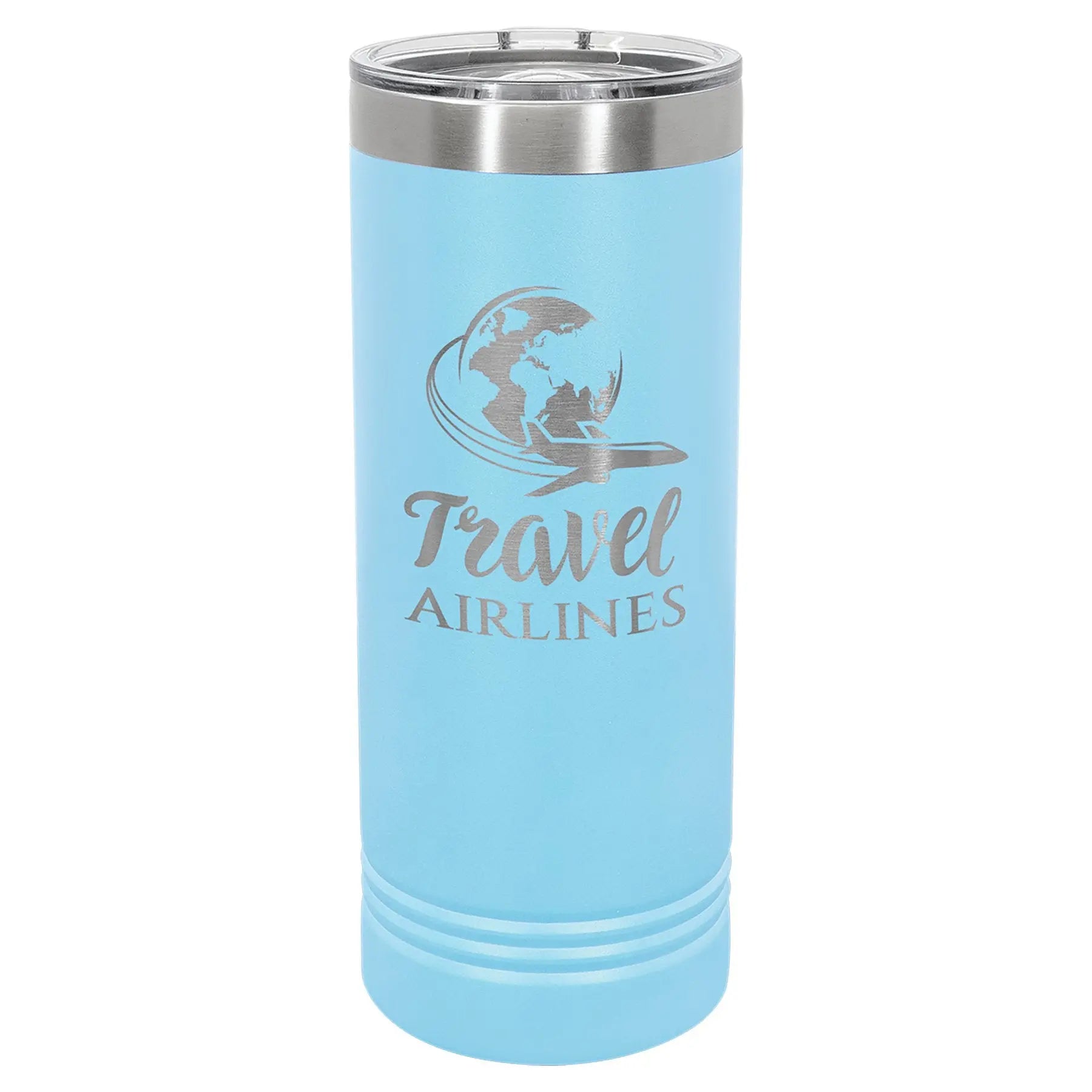 Personalized Polar Camel 22 oz. Skinny Tumbler with Slider Lid β 16 Colors JDS
