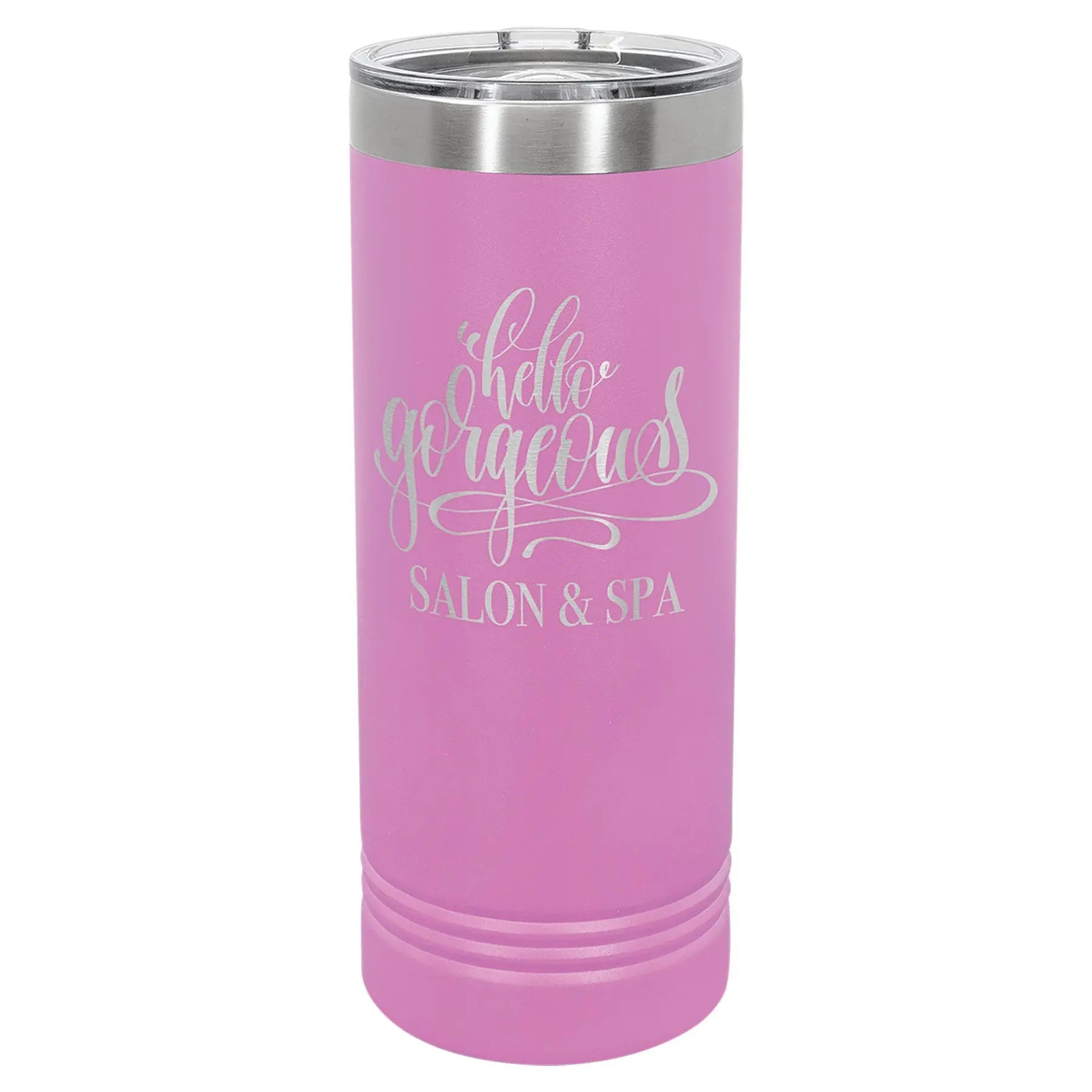 Personalized Polar Camel 22 oz. Skinny Tumbler with Slider Lid β 16 Colors JDS