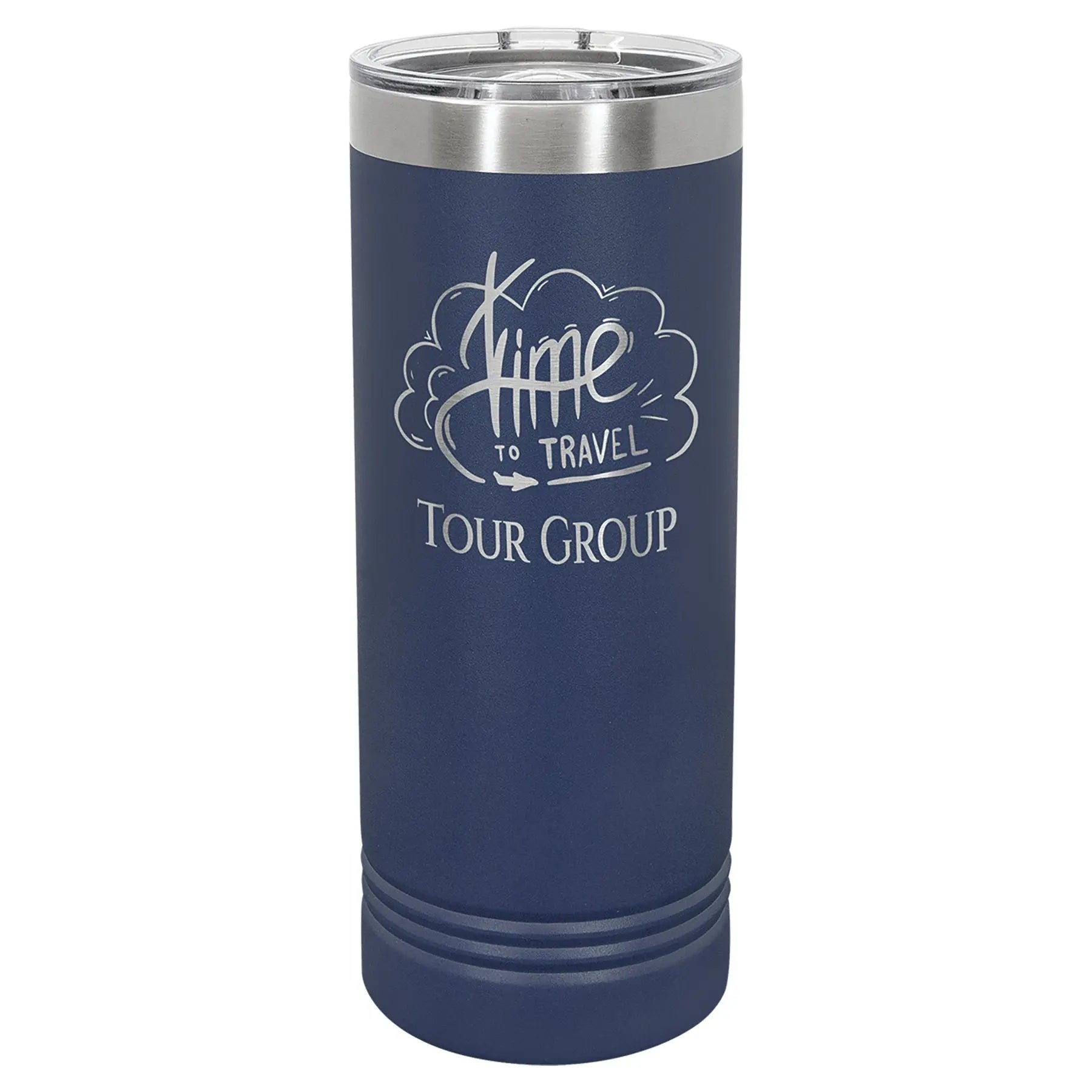 Personalized Polar Camel 22 oz. Skinny Tumbler with Slider Lid β 16 Colors JDS