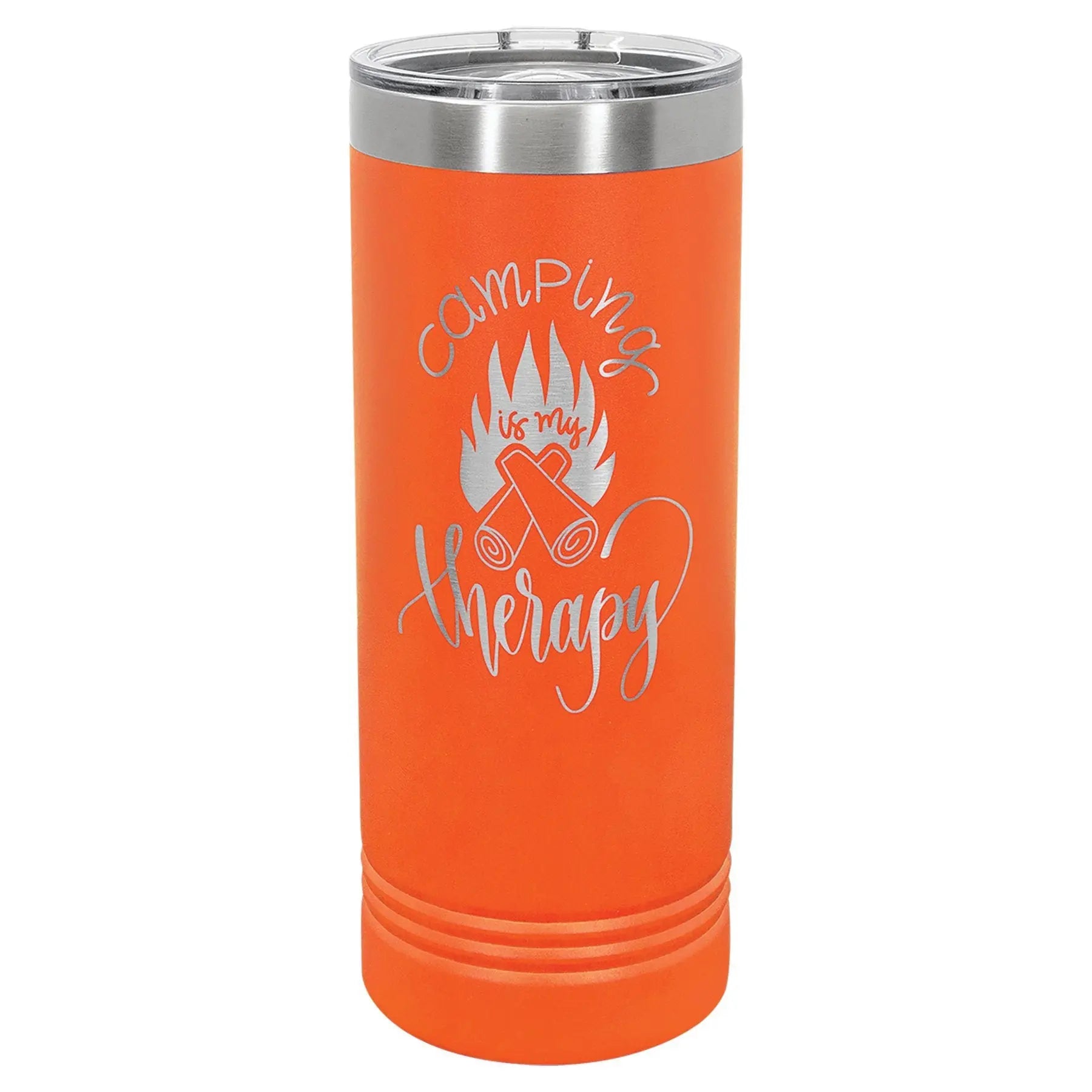 Personalized Polar Camel 22 oz. Skinny Tumbler with Slider Lid β 16 Colors JDS