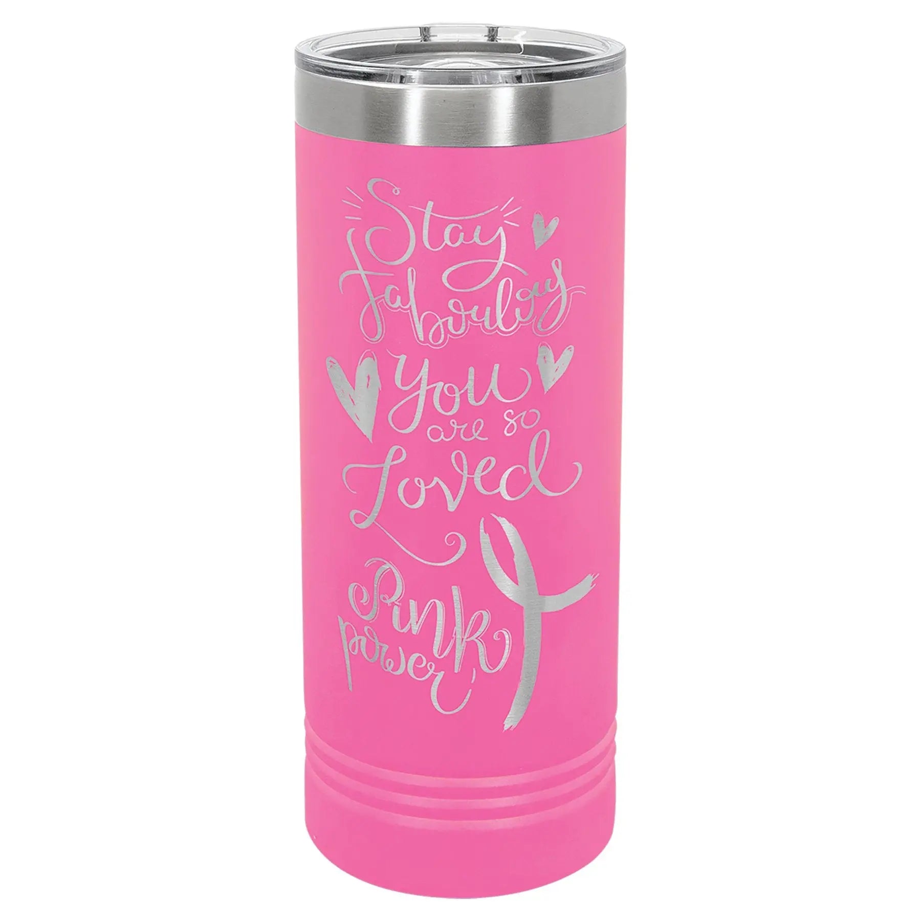 Personalized Polar Camel 22 oz. Skinny Tumbler with Slider Lid β 16 Colors JDS