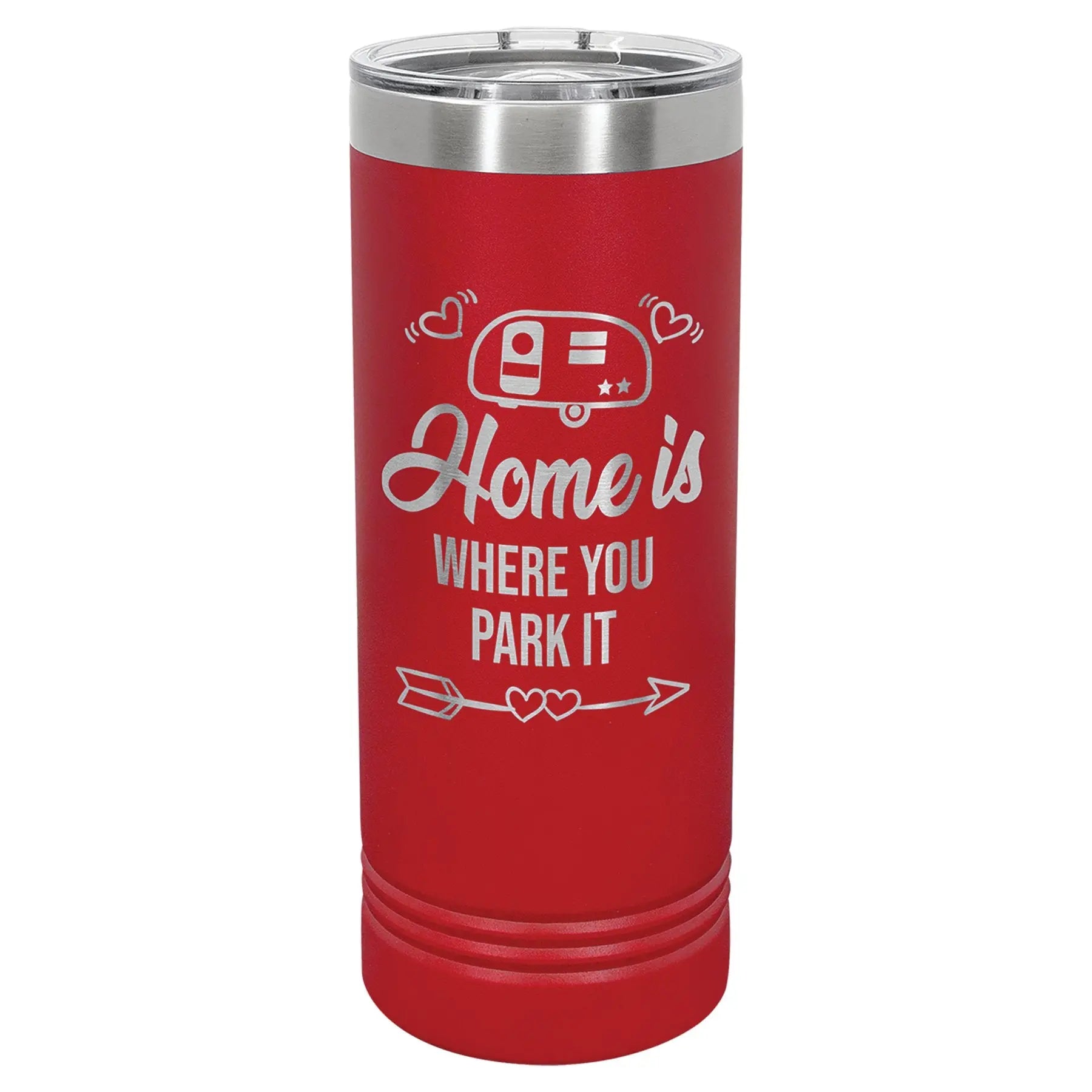 Personalized Polar Camel 22 oz. Skinny Tumbler with Slider Lid β 16 Colors JDS