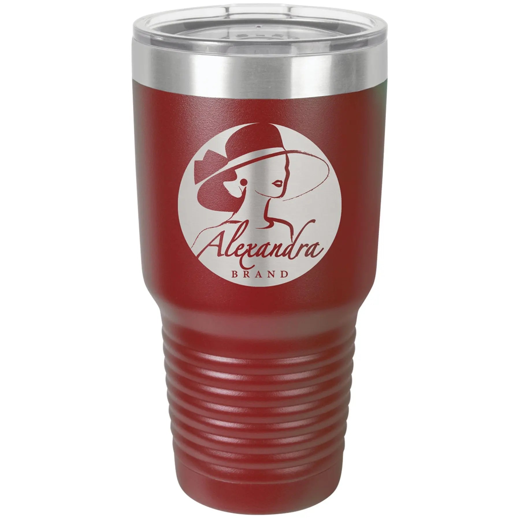 Personalized 30 oz. Polar Camel Tumbler – Vacuum Insulated with Clear Lid, 16 Color Options Sams Engraving and Gifts