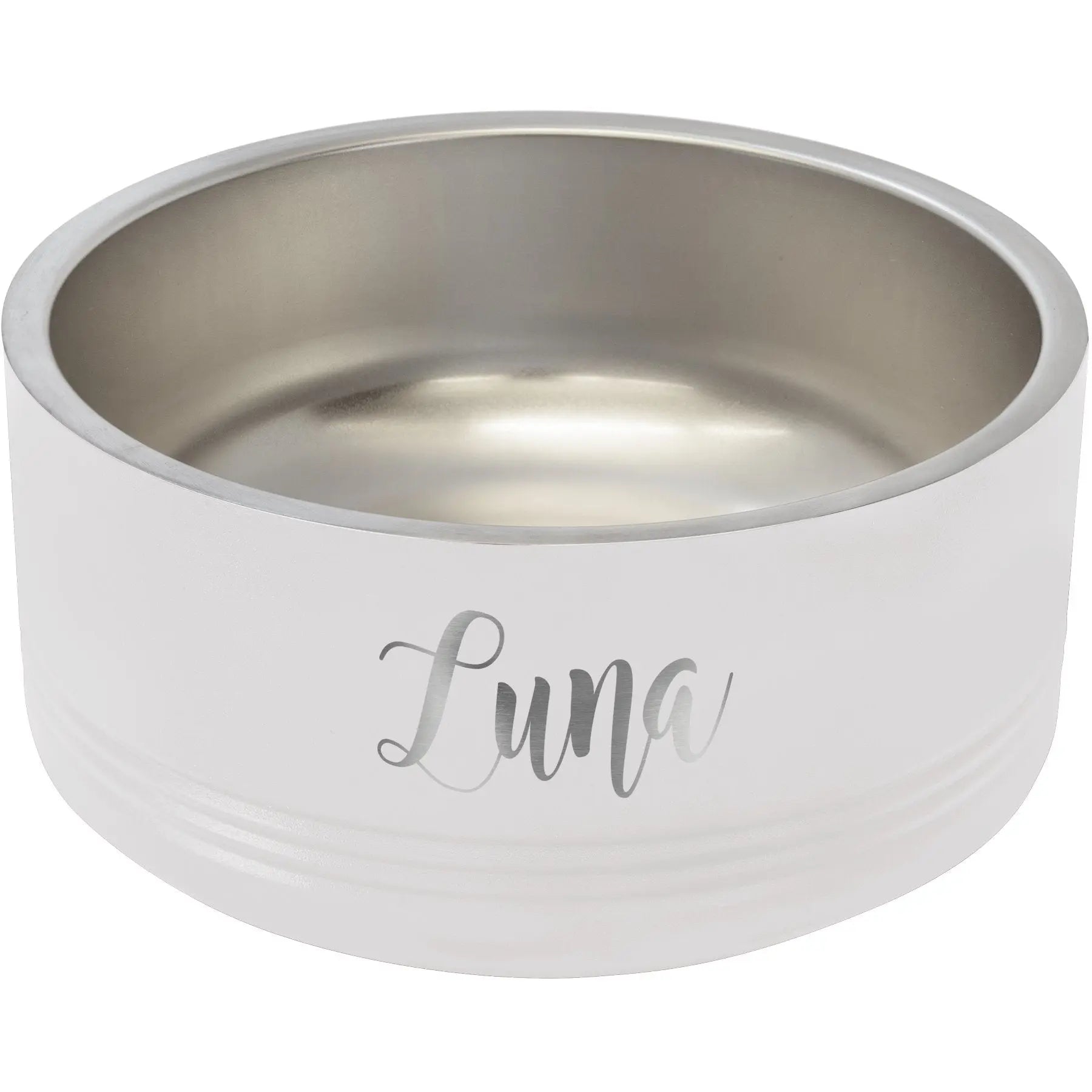 Personalized Polar Camel 32 oz Medium Pet Bowl – Custom Engraved Stainless Steel, 6 Color Options JDS