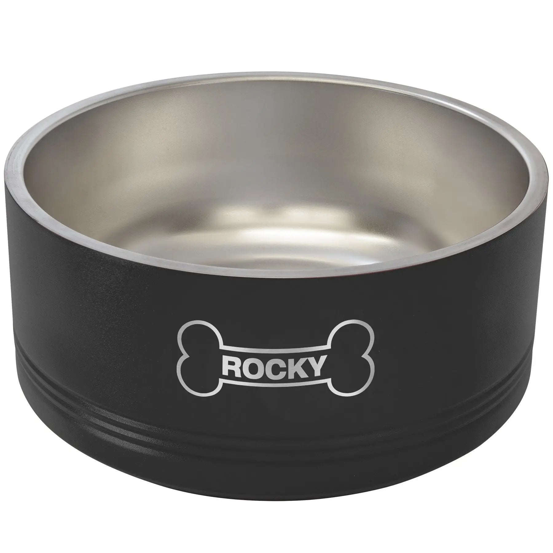 Personalized Polar Camel 64 oz Large Pet Bowl – Custom Engraved Stainless Steel, 6 Color Options JDS