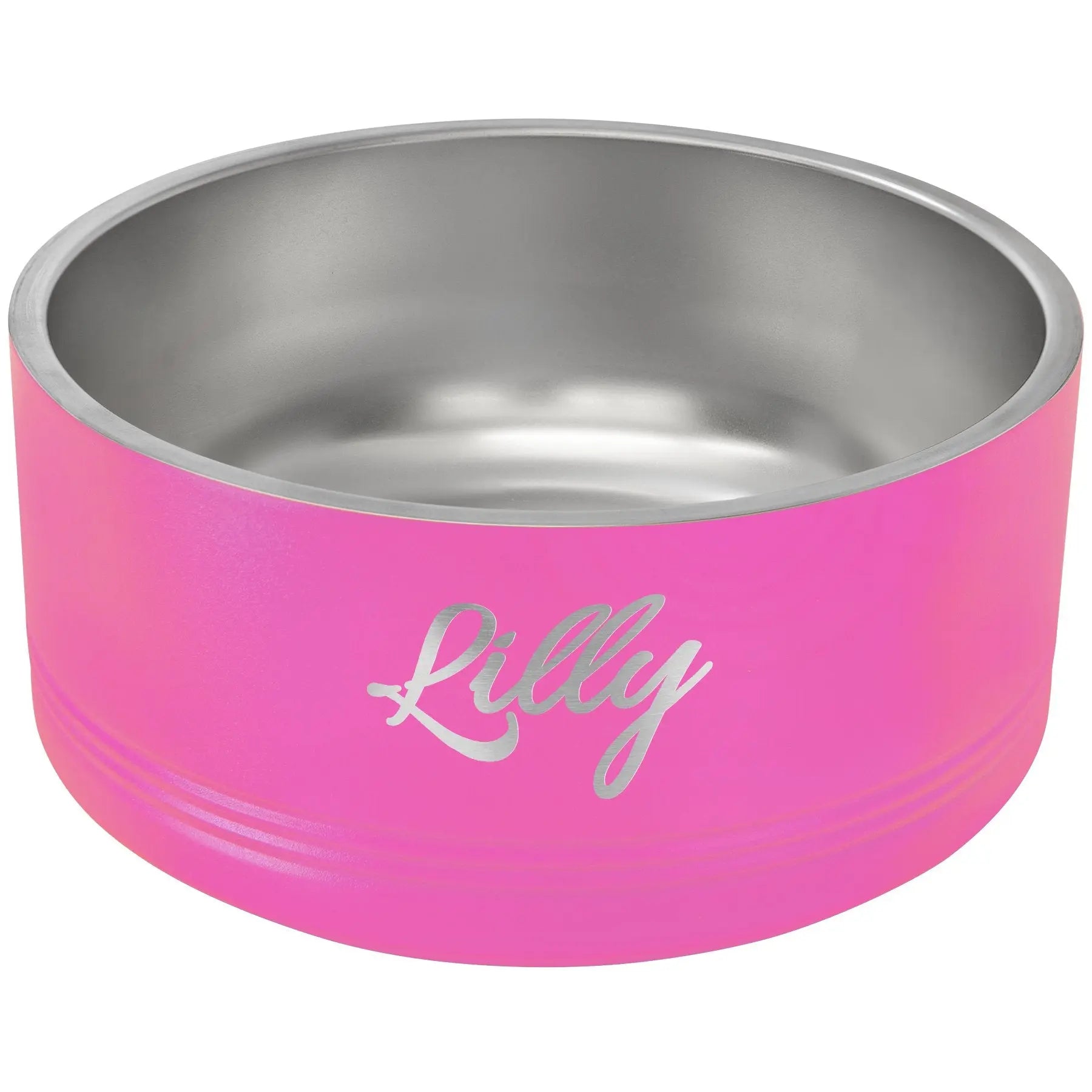 Personalized Polar Camel 64 oz Large Pet Bowl – Custom Engraved Stainless Steel, 6 Color Options JDS