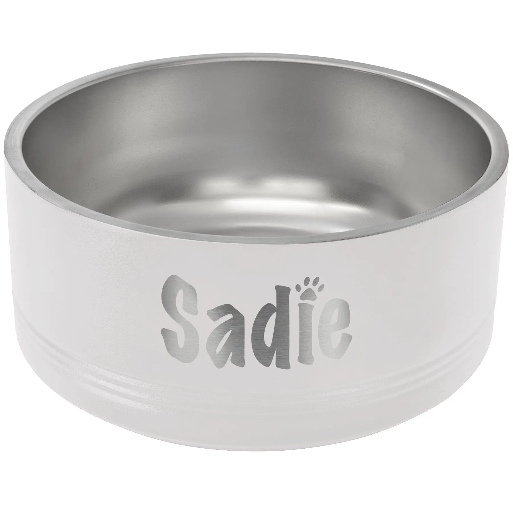 Personalized Polar Camel 64 oz Large Pet Bowl – Custom Engraved Stainless Steel, 6 Color Options JDS