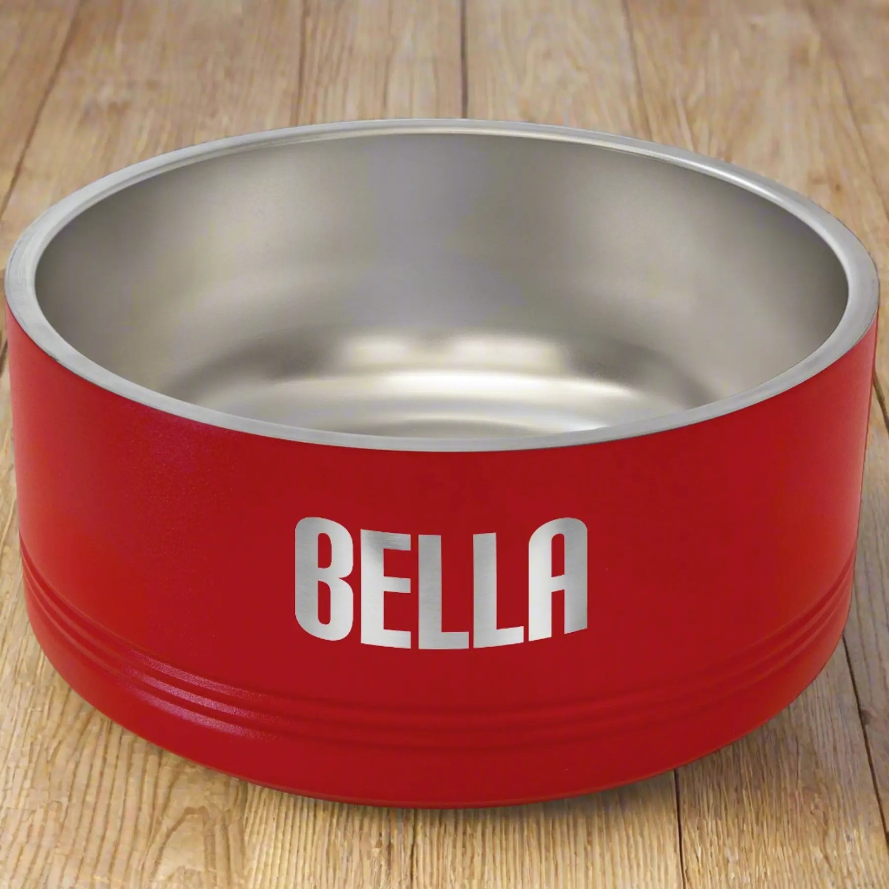 Personalized Polar Camel 64 oz Large Pet Bowl – Custom Engraved Stainless Steel, 6 Color Options JDS