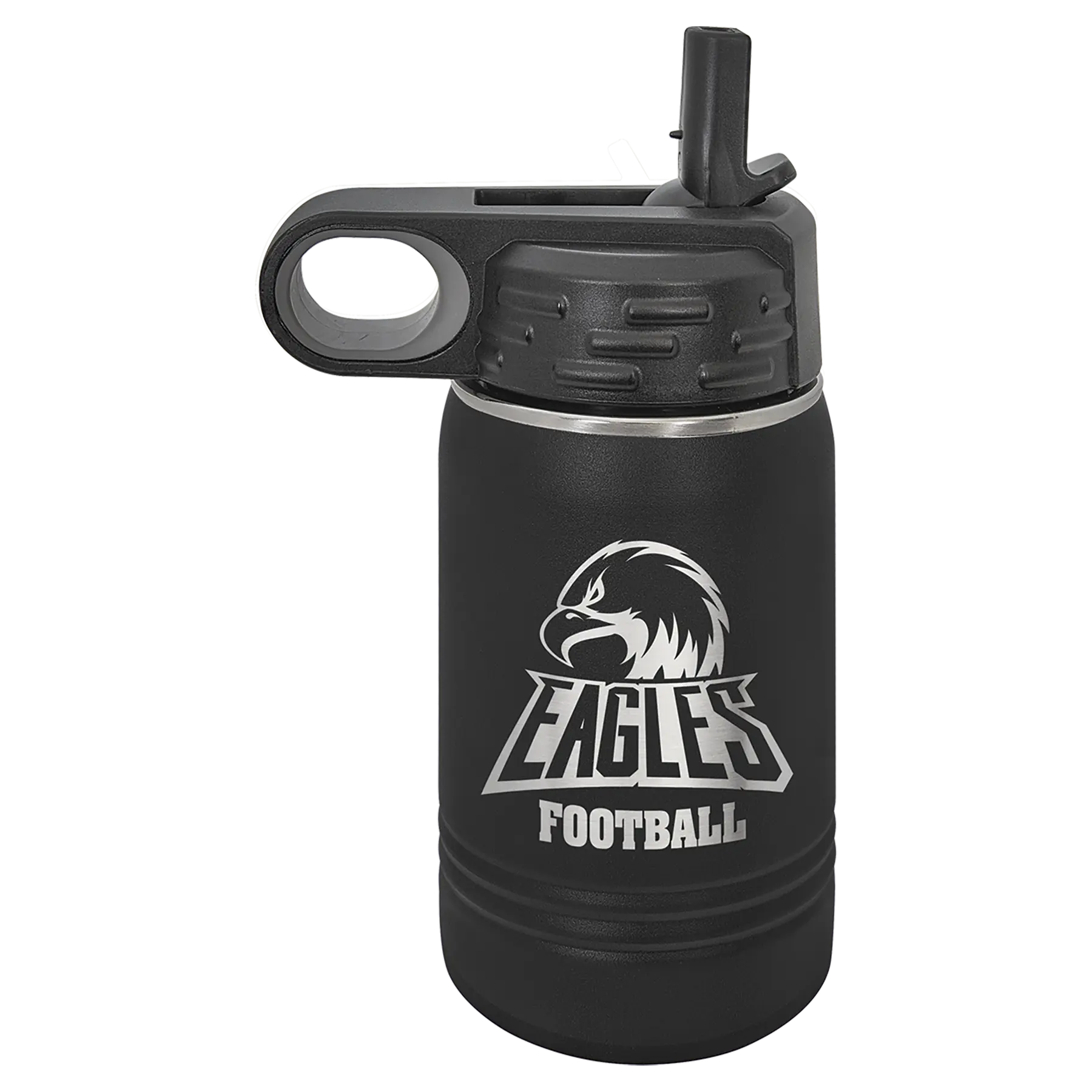 Personalized Polar Camel 12 oz. Water Bottle with Screw-On Lid & Flip Top – 15 Color Options JDS