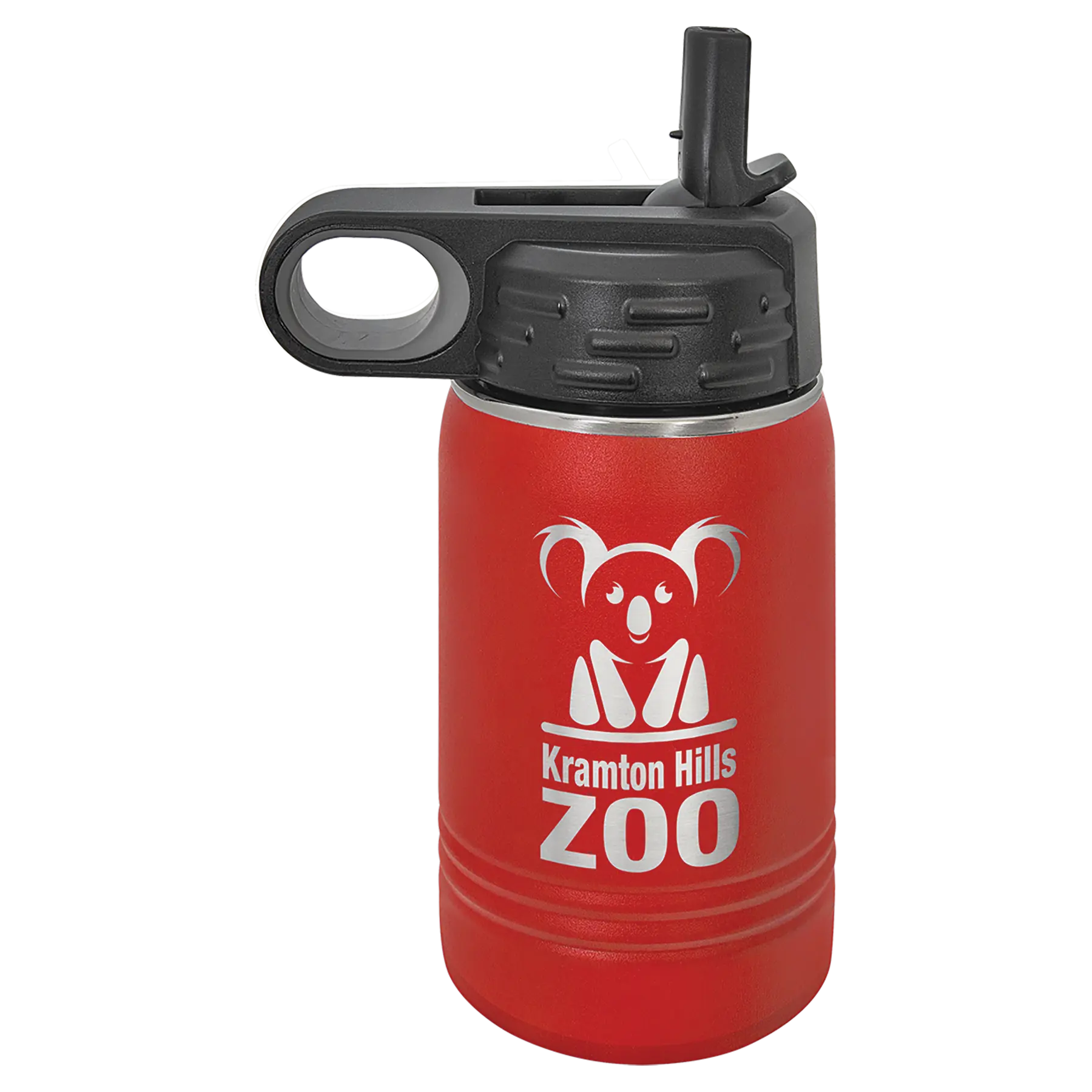 Personalized Polar Camel 12 oz. Water Bottle with Screw-On Lid & Flip Top – 15 Color Options JDS