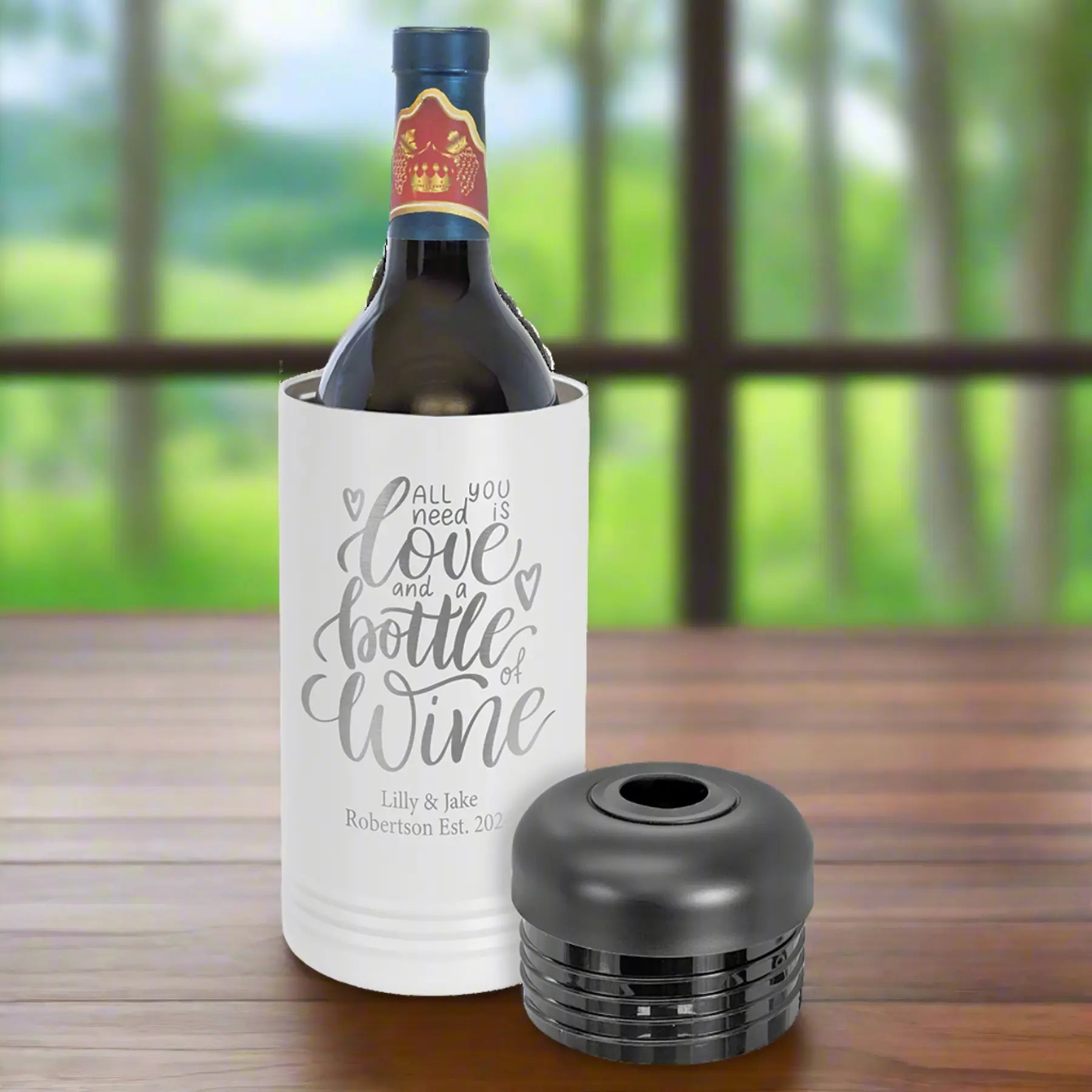 Personalized Polar Camel Wine Chiller – Custom Engraved, Vacuum Insulated – 4 Colors  Sams Engraving and Gifts