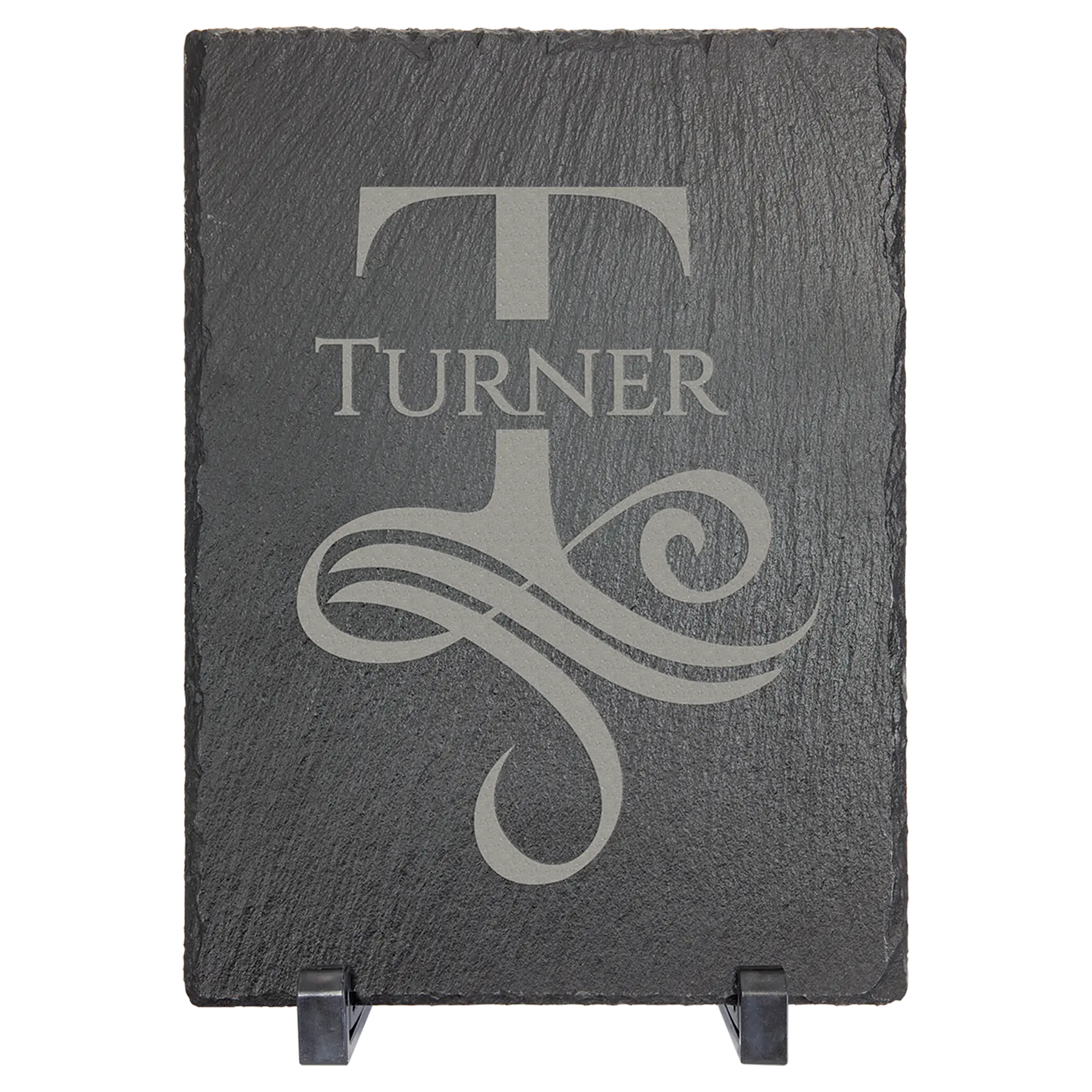 Personalized Rectangle Chipped Edge Slate Decor Sign Plaque, 3 Sizes JDS
