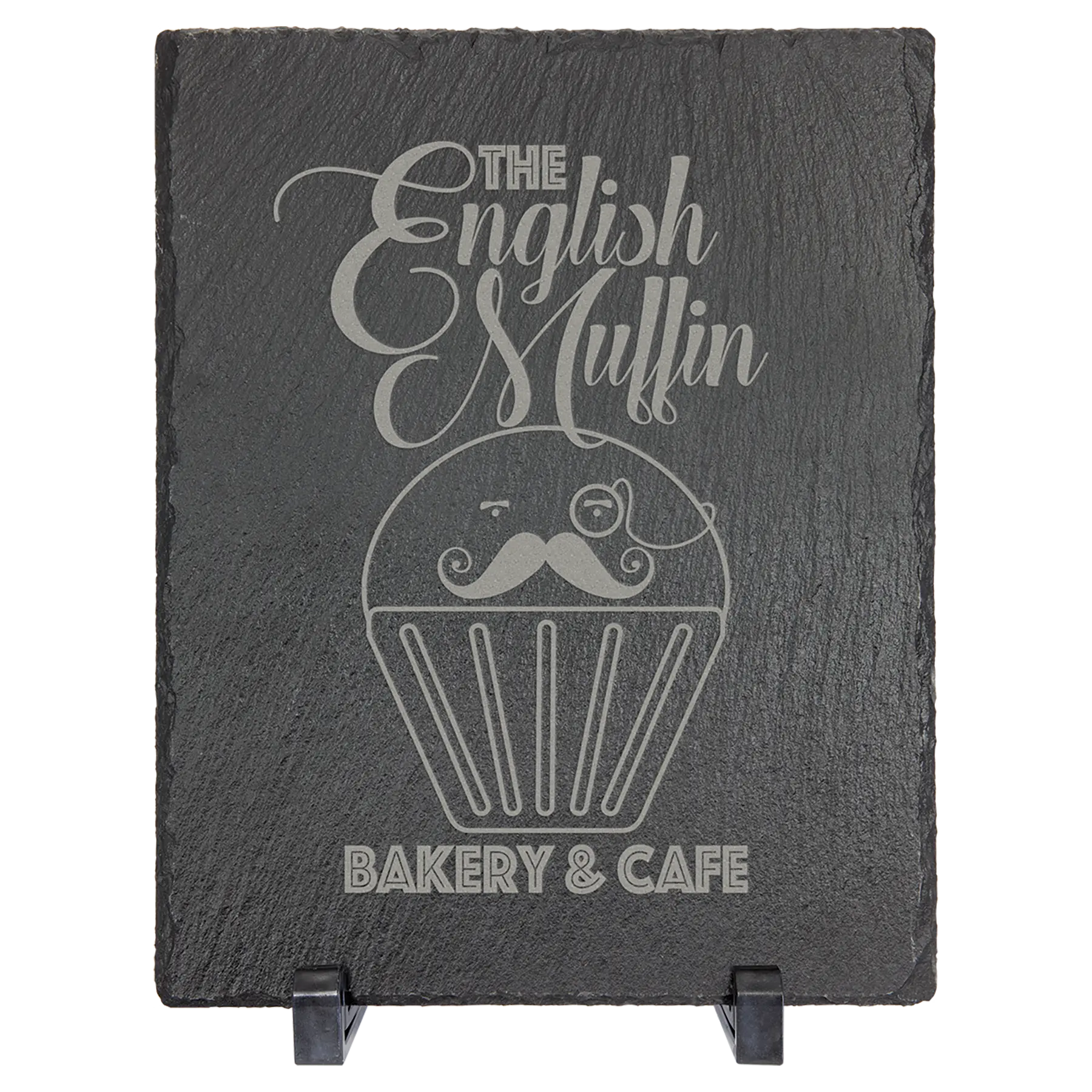 Personalized Rectangle Chipped Edge Slate Decor Sign Plaque, 3 Sizes JDS