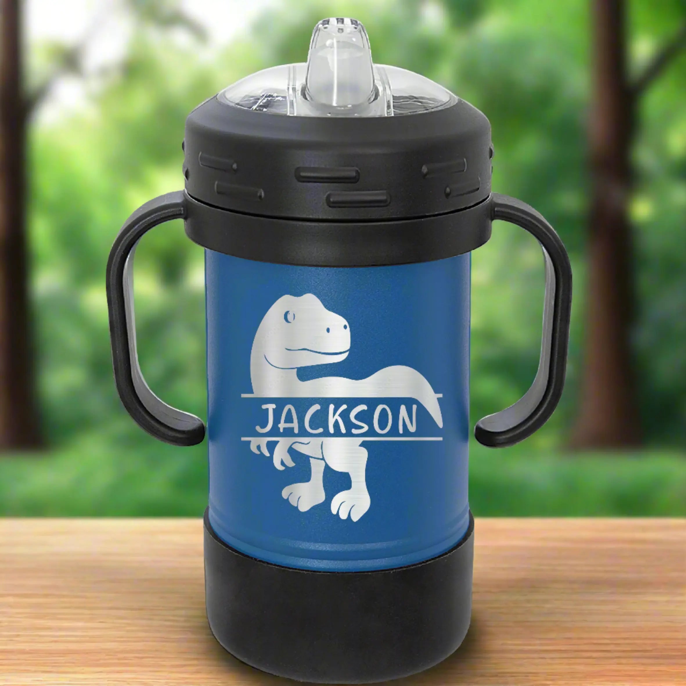 Personalized 10 oz. Polar Camel Kids Sippy Cup with Removable Handles – Insulated Stainless Steel, 8 Colors JDS