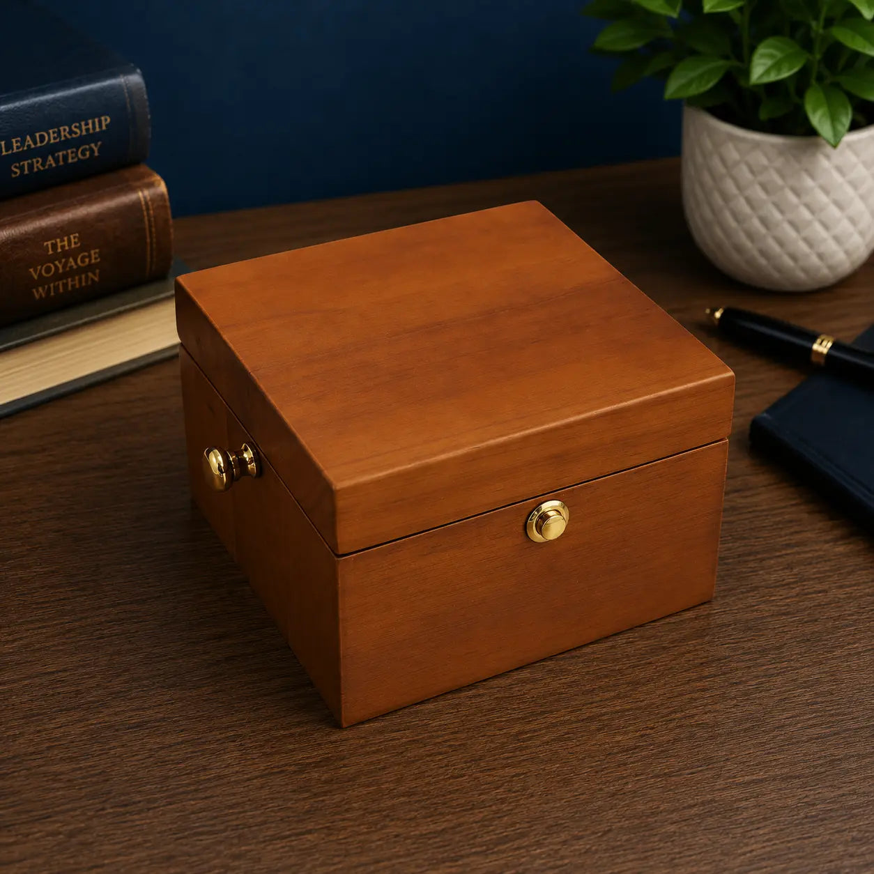 Personalized Mahogany Captain's Clock | Custom Engraved Executive & Nautical Gift Sams Engraving and Gifts