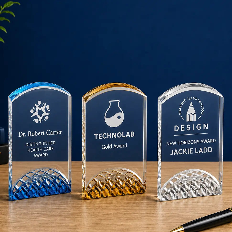 Personalized Horizon Acrylic Award | Custom Engraved Recognition Award Sams Engraving and Gifts