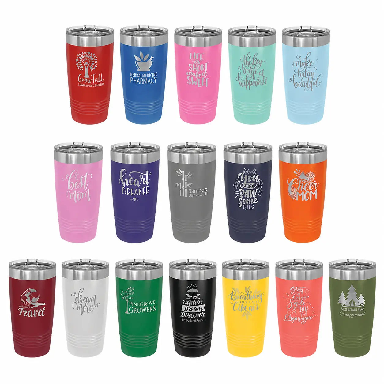Personalized 20 oz. Polar Camel Ringneck Tumbler | Custom Engraved Tumbler Sams Engraving and Gifts