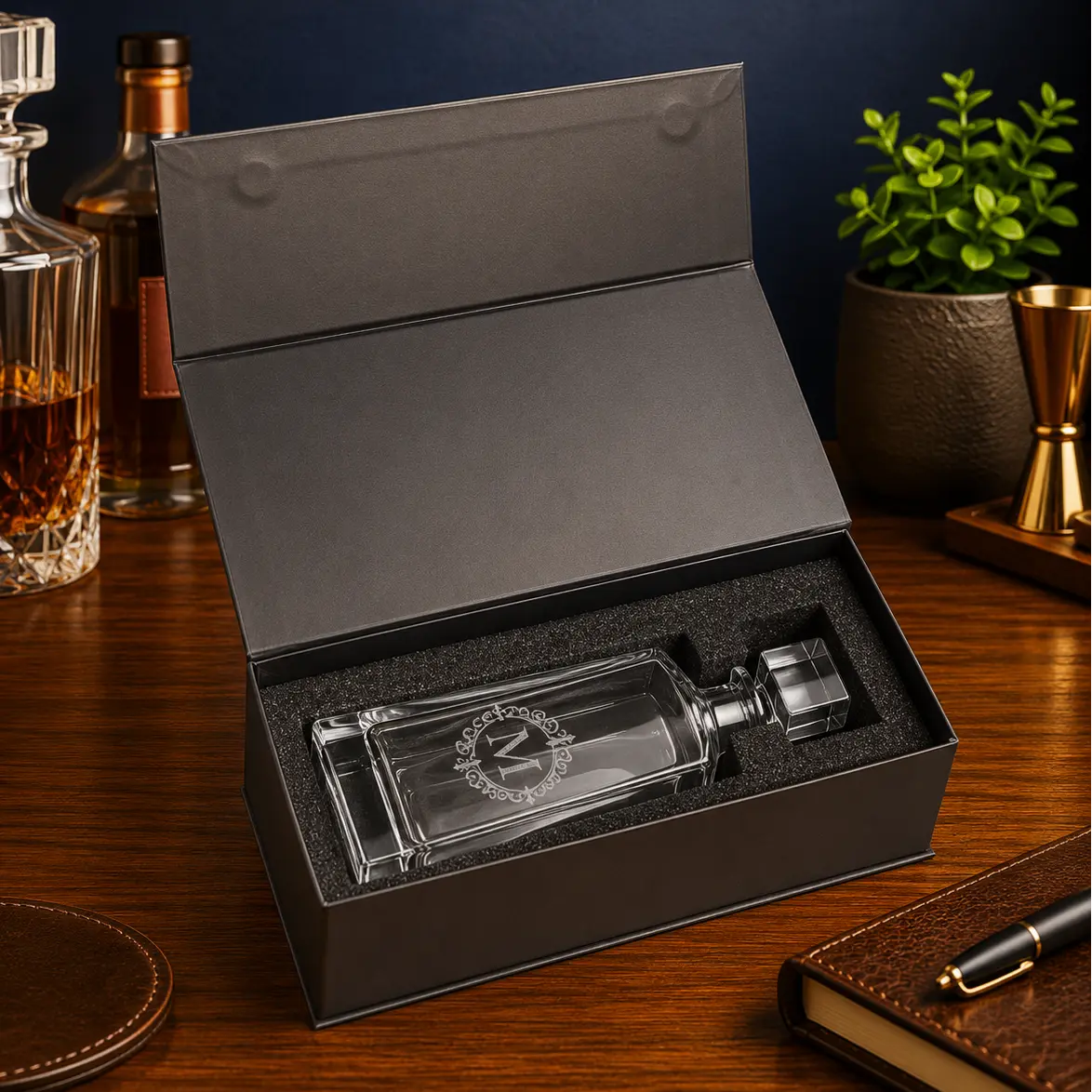 Personalized Tequila Glass Decanter | Custom Engraved Gift Sams Engraving and Gifts