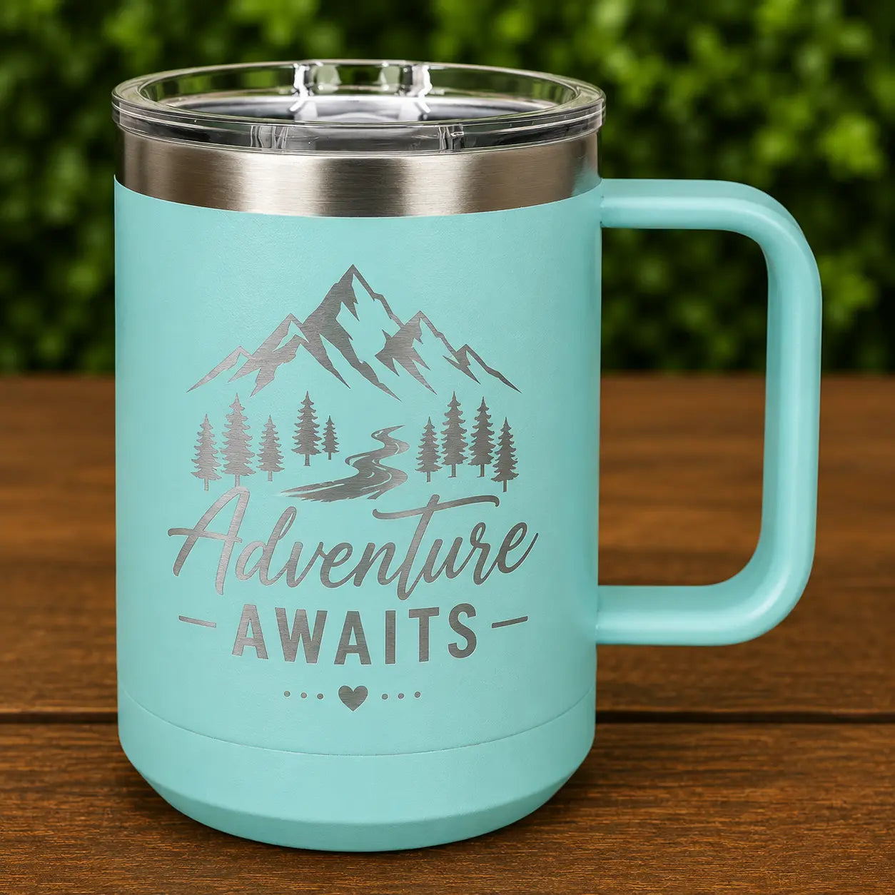 Personalized 15 oz. Polar Camel Insulated Mug with Slider Lid | Custom Engraved Coffee Mug Sams Engraving and Gifts