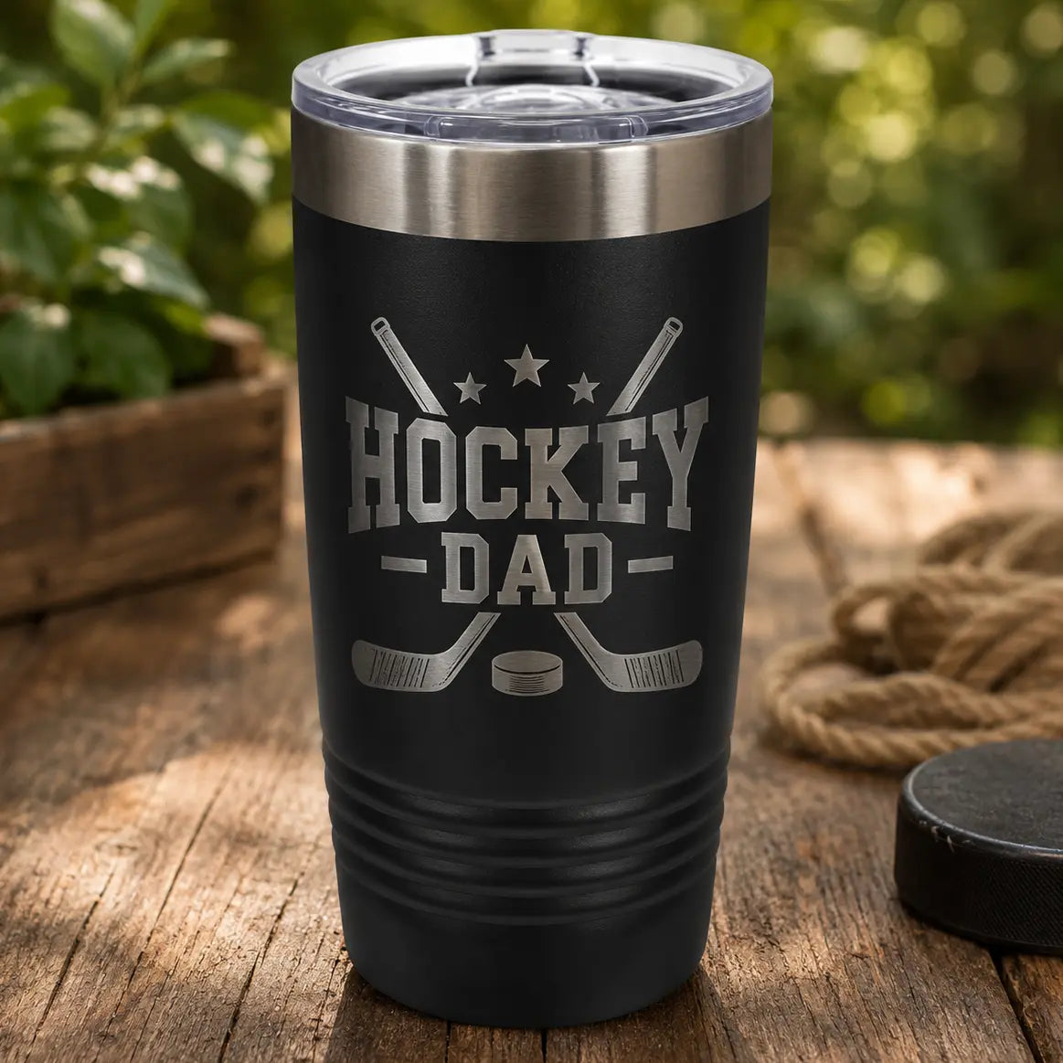 Personalized 20 oz ION-Plated Ringneck Tumbler | Custom Engraved Travel Tumbler Sams Engraving and Gifts