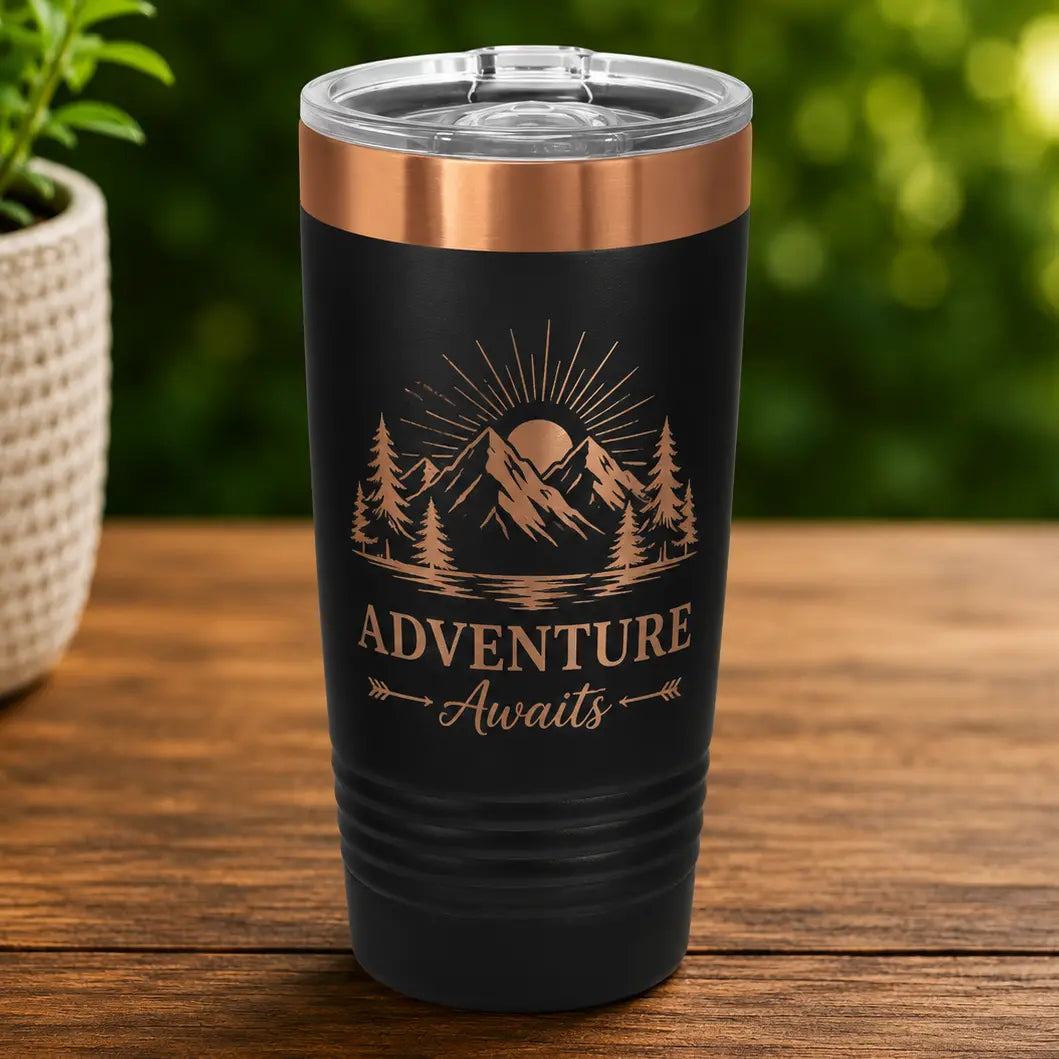 Personalized Ringneck Tumbler | Custom Engraved Stainless Steel Tumbler Sams Engraving and Gifts