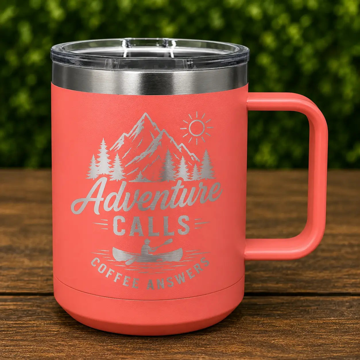 Personalized 15 oz. Polar Camel Insulated Mug with Slider Lid | Custom Engraved Coffee Mug Sams Engraving and Gifts