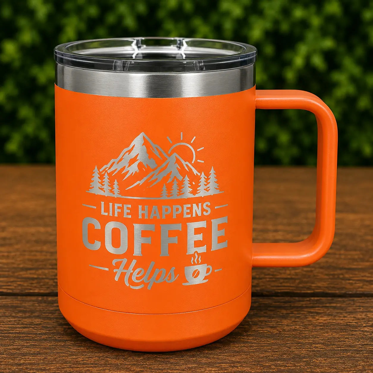 Personalized 15 oz. Polar Camel Insulated Mug with Slider Lid | Custom Engraved Coffee Mug Sams Engraving and Gifts