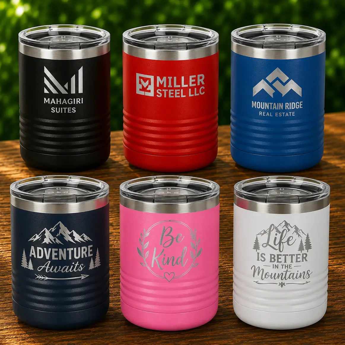 Personalized Polar Camel 10 oz. Tumbler | Custom Engraved Stainless Steel Tumbler Sams Engraving and Gifts
