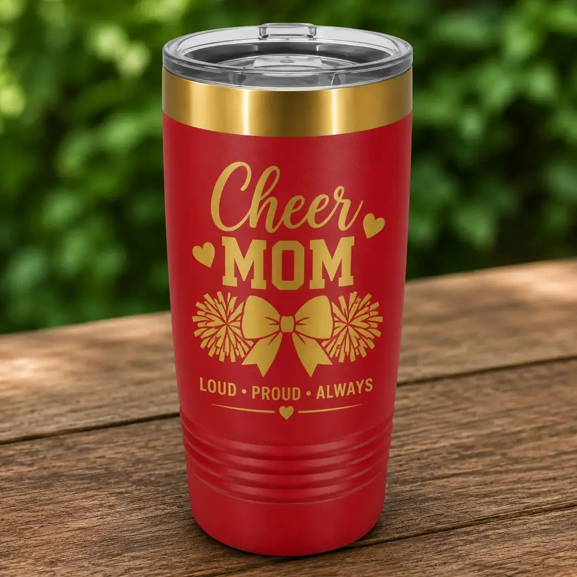 Personalized 20 oz. Gold ION-Plated Ringneck Tumbler | Custom Engraved Polar Camel Travel MugΒ Sams Engraving and Gifts
