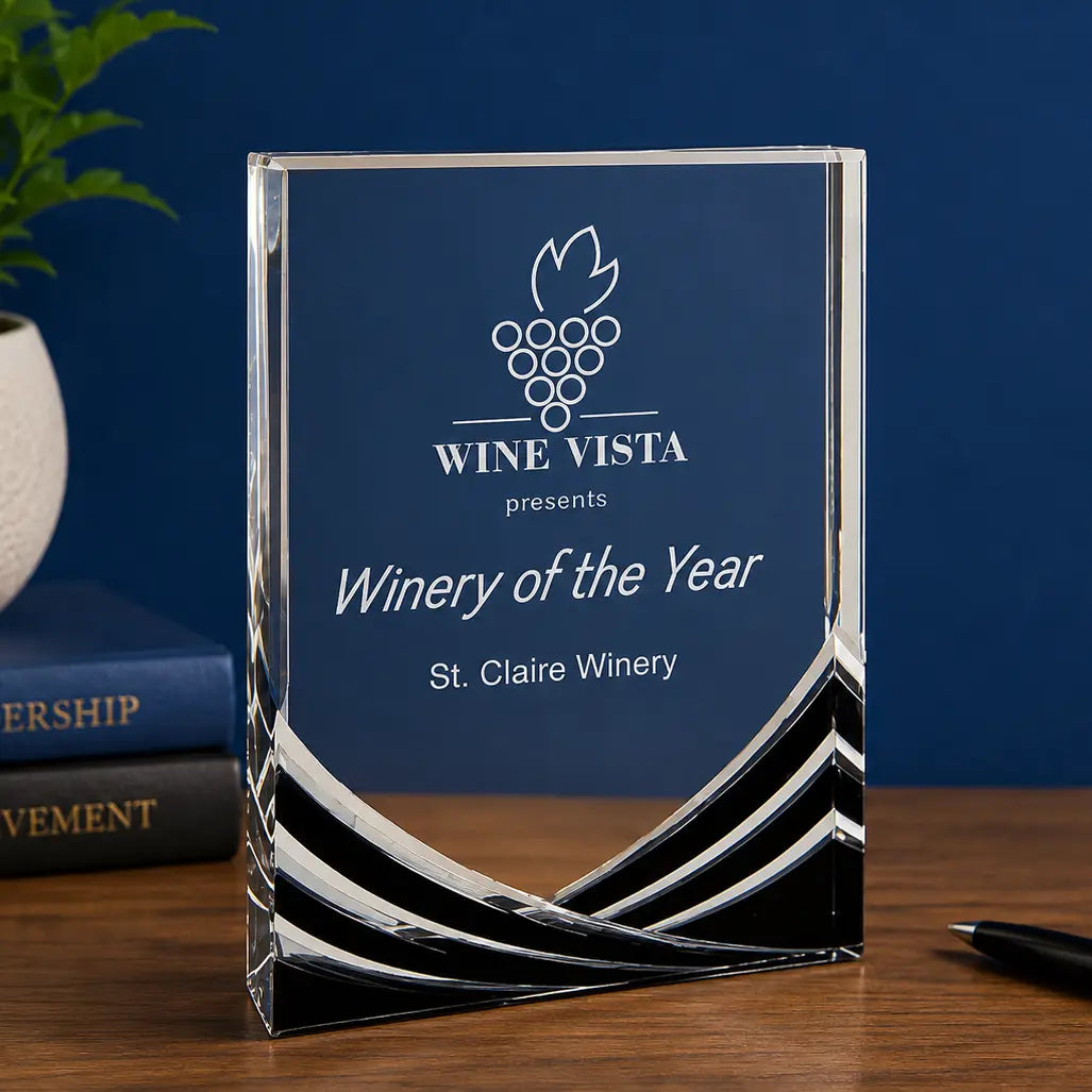 Personalized Rectangle Soaring Acrylic Award | Custom Engraved Recognition Award Sams Engraving and Gifts