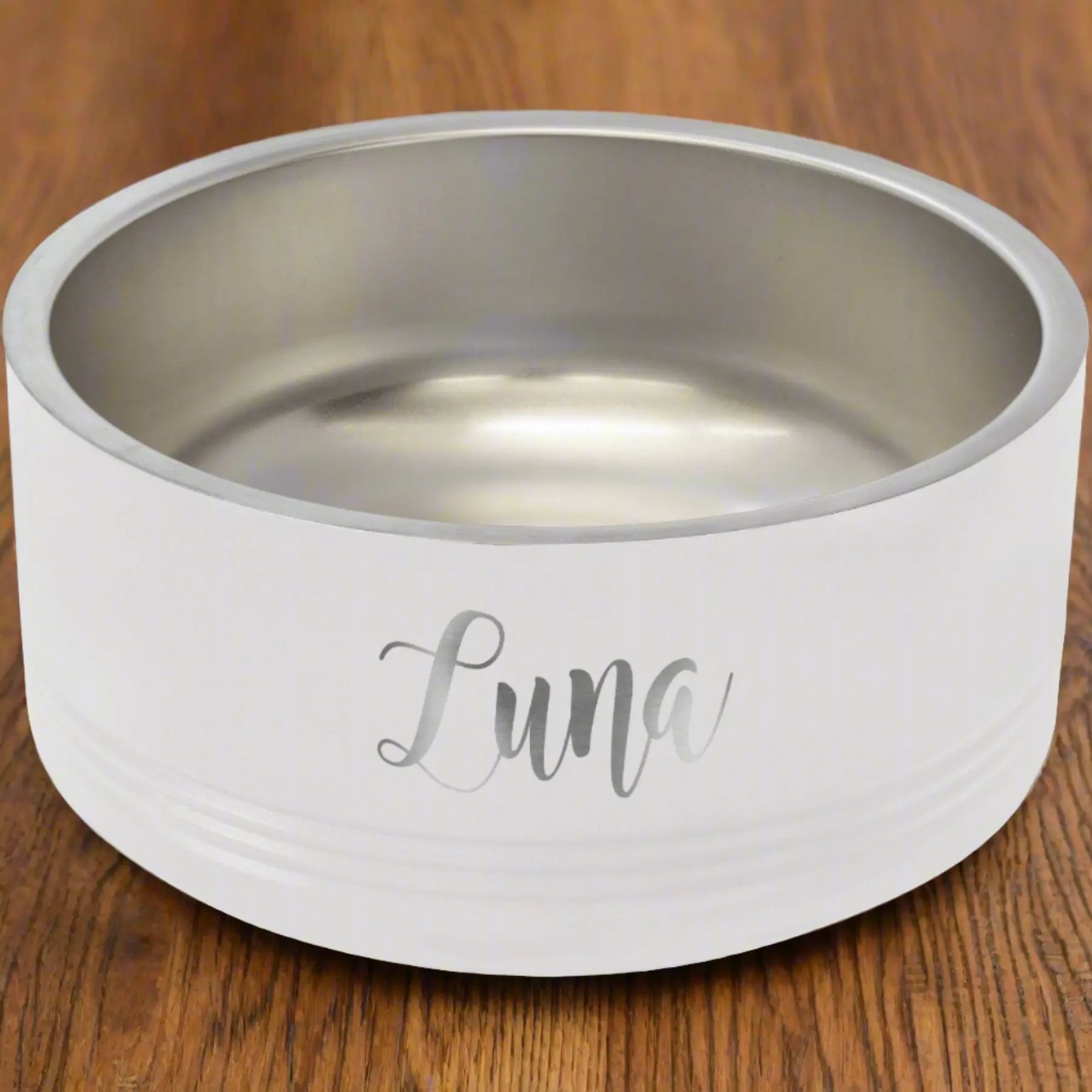 Personalized Polar Camel 32 oz Medium Pet Bowl – Custom Engraved Stainless Steel, 6 Color Options JDS