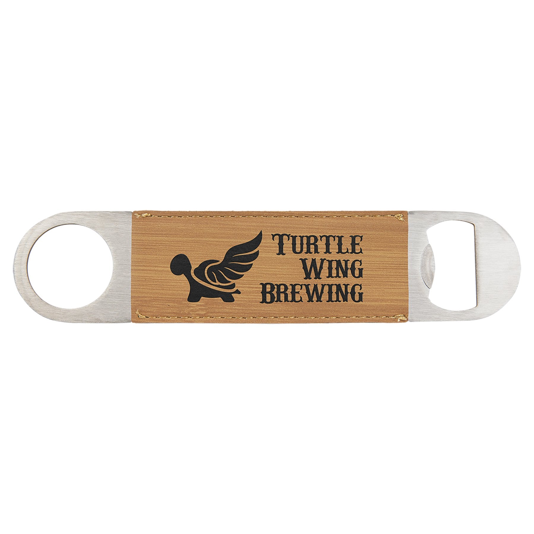 Personalized Leatherette Bottle Opener, 1.5" x 7"