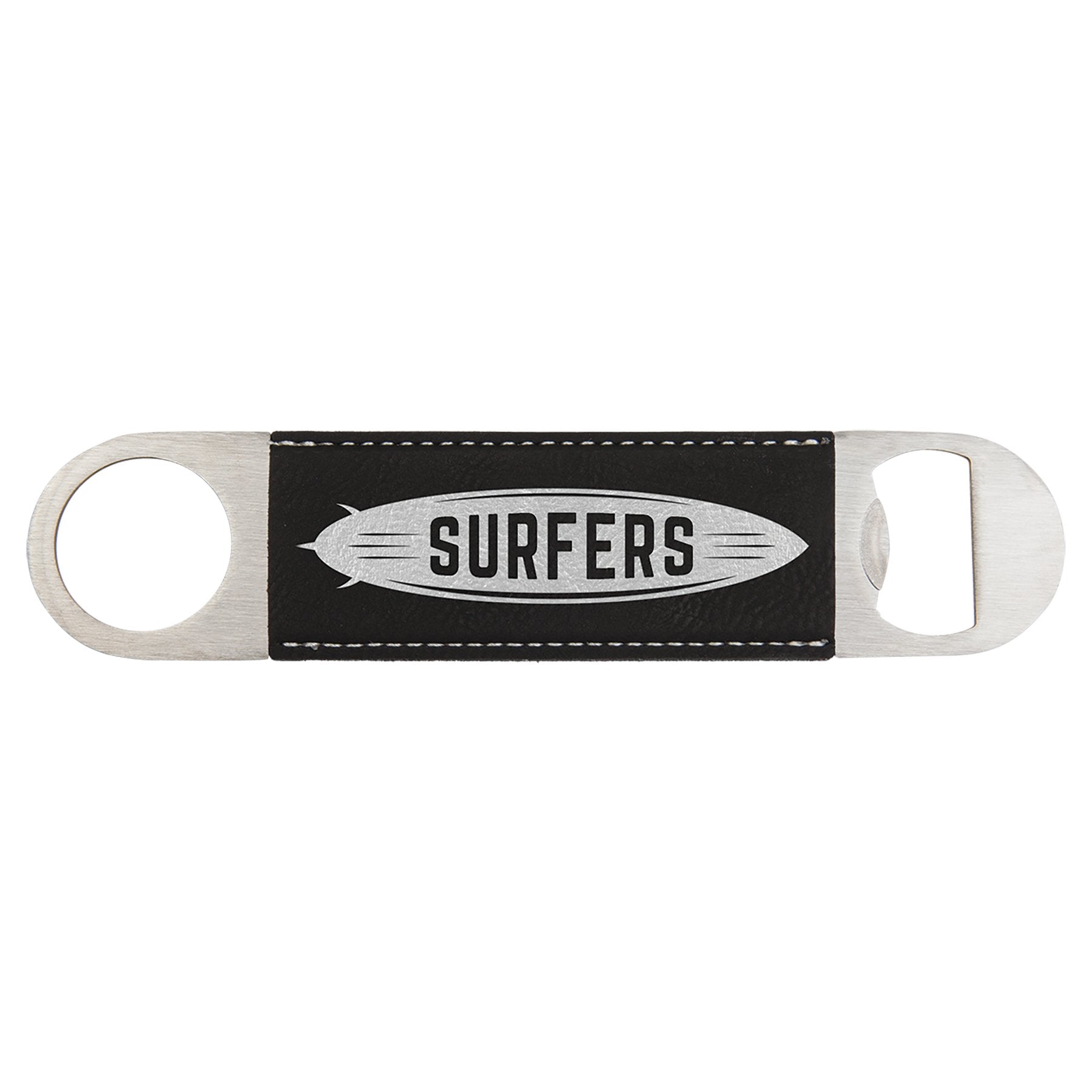 Personalized Leatherette Bottle Opener, 1.5" x 7"