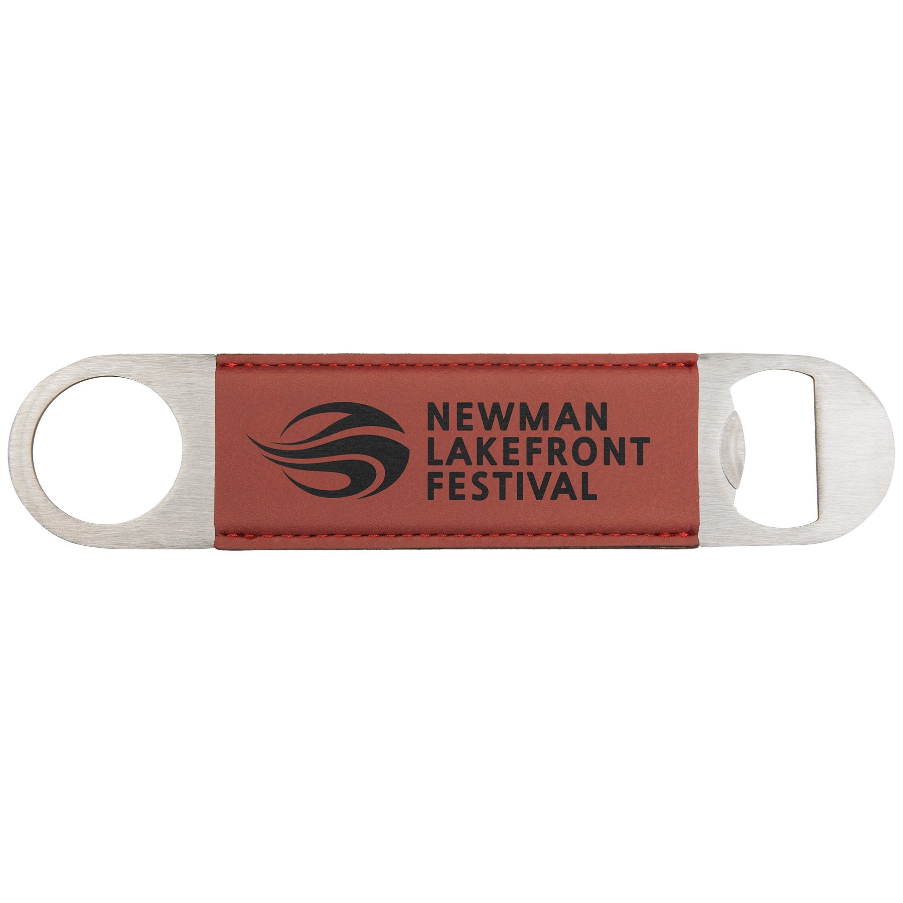 Personalized Leatherette Bottle Opener, 1.5" x 7"