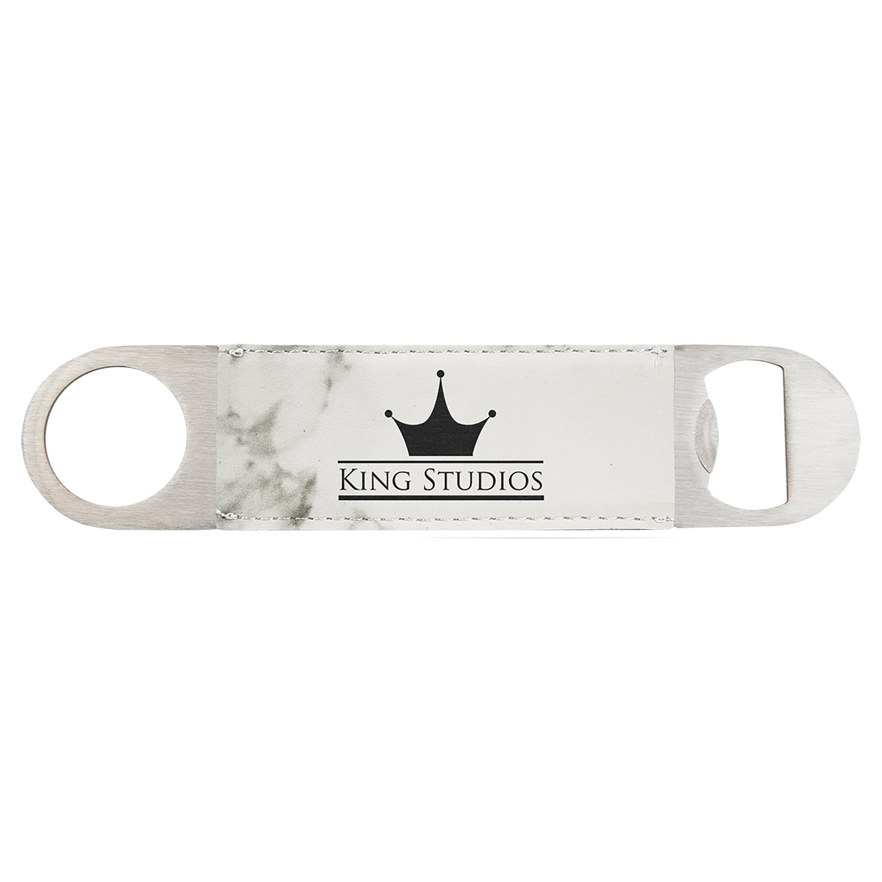 Personalized Leatherette Bottle Opener, 1.5" x 7"