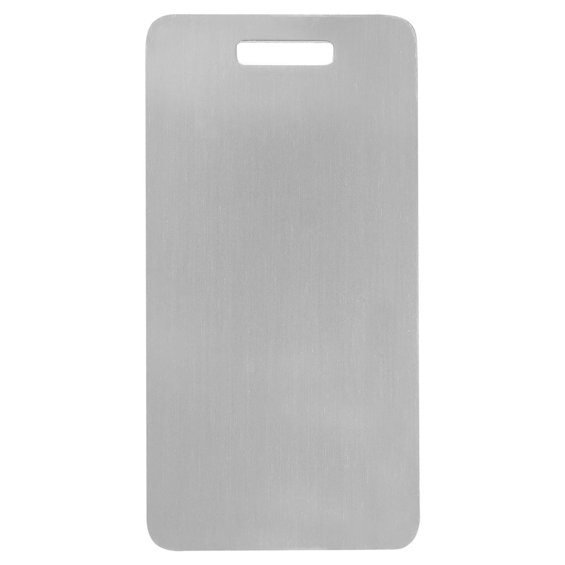 Personalized Double-Sided  Luggage Tag / School or Sports Bag Tag, Anodized Aluminum, 5 Colors