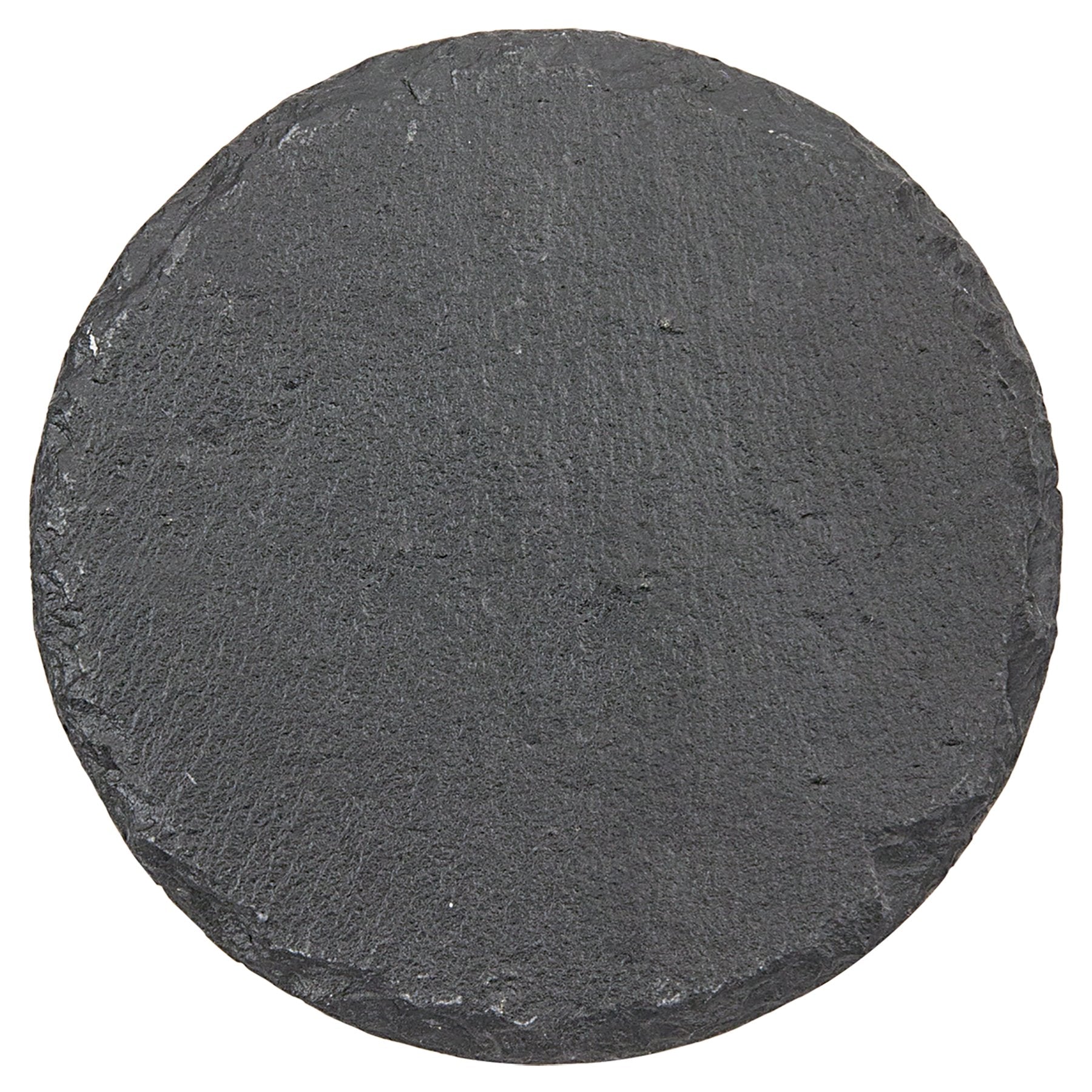 Personalized Natural Slate Stone Round Coasters, 4"