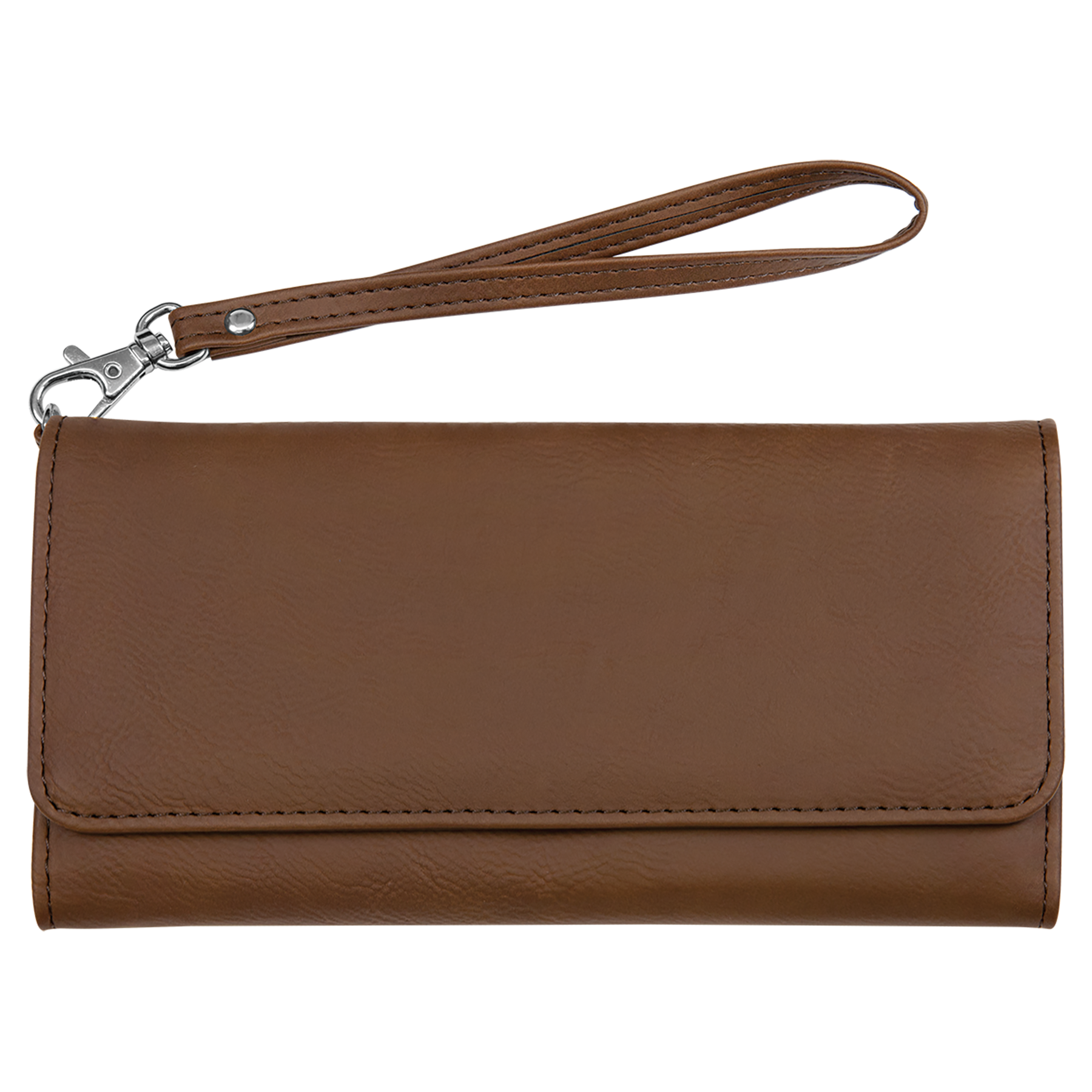 Personalized Wallet with Wrist Strap, Wristlet, RFID Protection, Multi-Slots, Leatherette, 7.5" x 4"