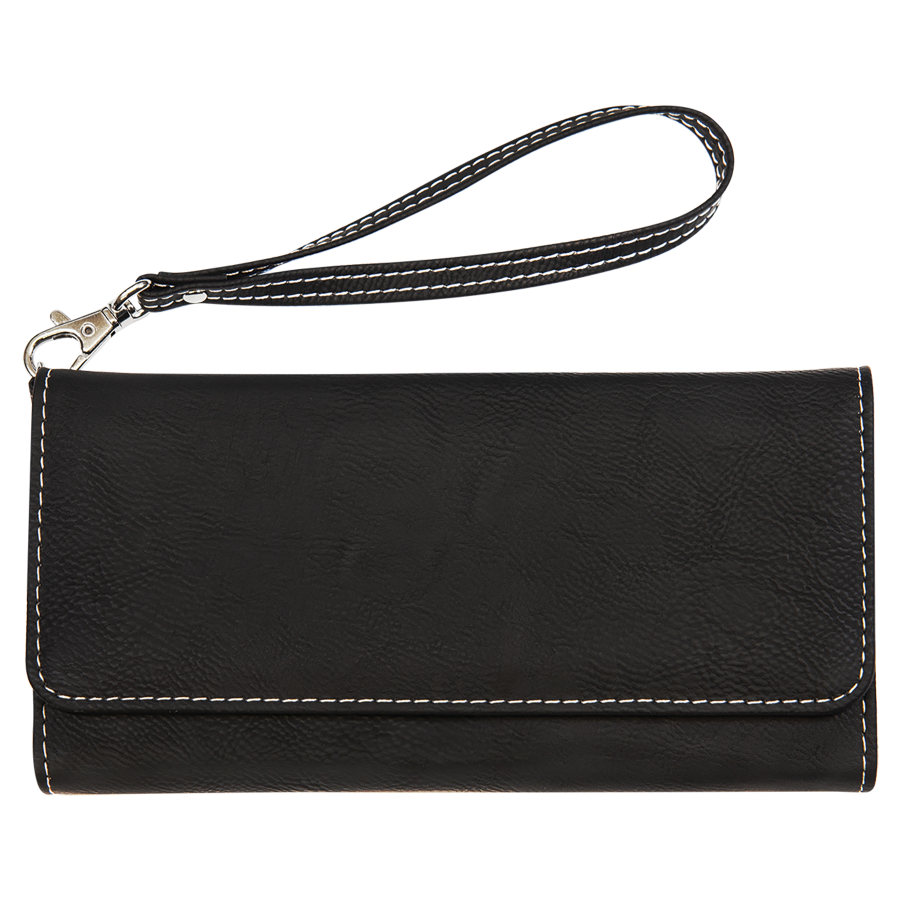 Personalized Wallet with Wrist Strap, Wristlet, RFID Protection, Multi-Slots, Leatherette, 7.5" x 4"