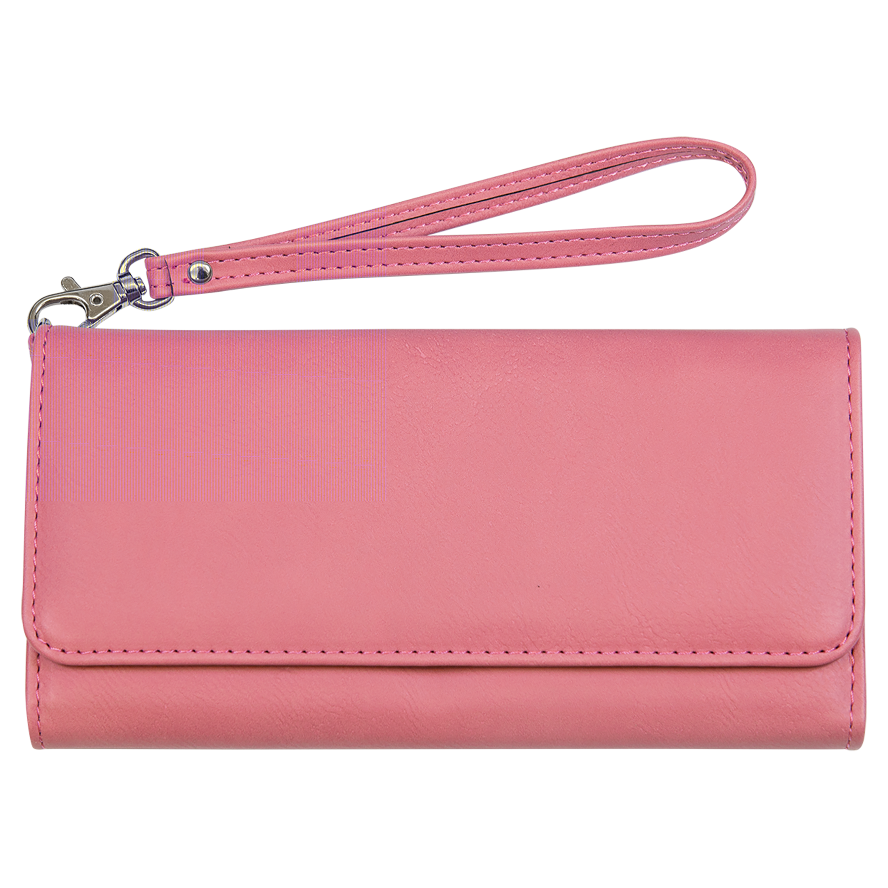 Personalized Wallet with Wrist Strap, Wristlet, RFID Protection, Multi-Slots, Leatherette, 7.5" x 4"