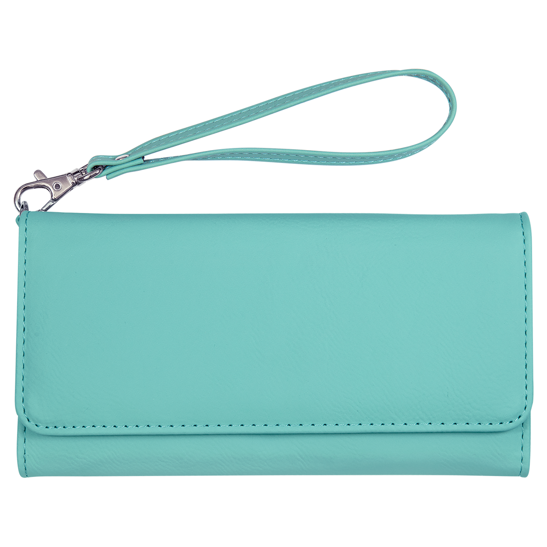 Personalized Wallet with Wrist Strap, Wristlet, RFID Protection, Multi-Slots, Leatherette, 7.5" x 4"